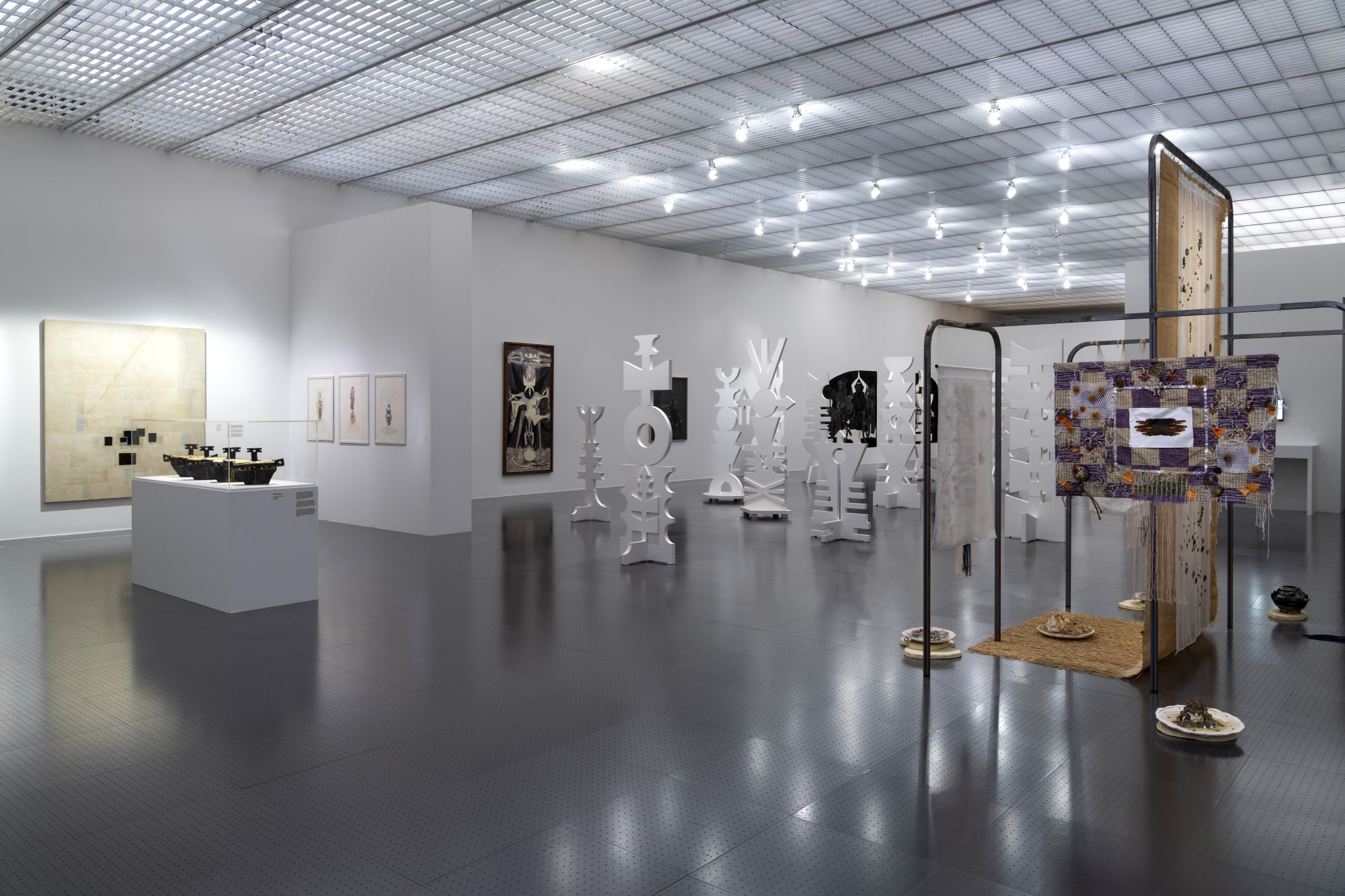 Installation view of After the End: Cartographies of Another Time exhibited at the Centre Pompidou-Metz. Photo: Marc Domage