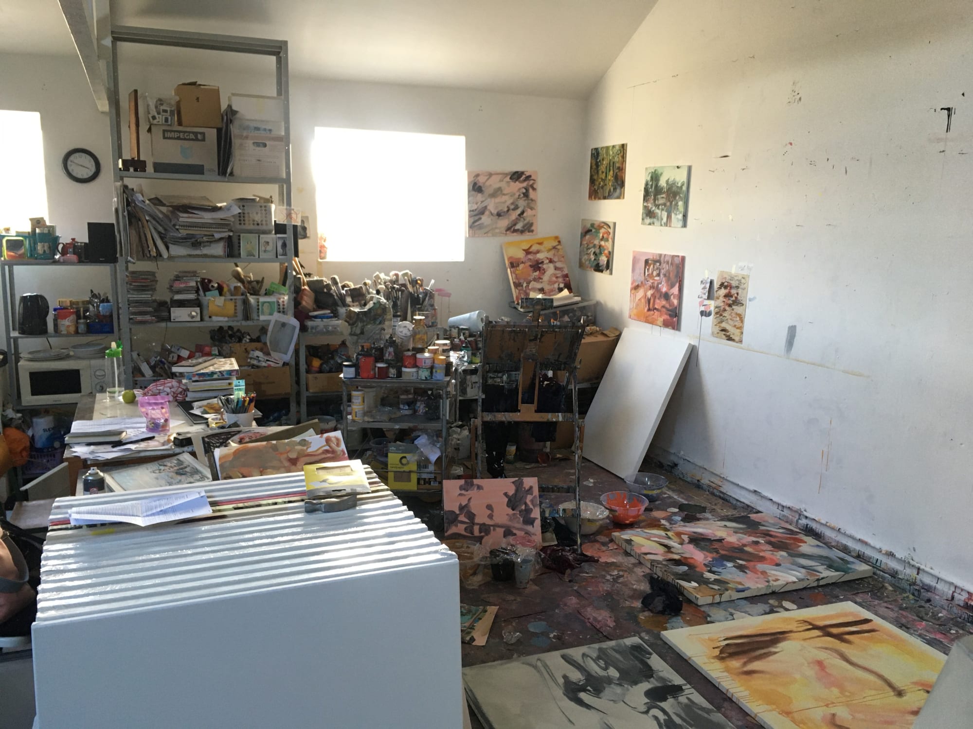 Laura Lancaster's studio, 2021