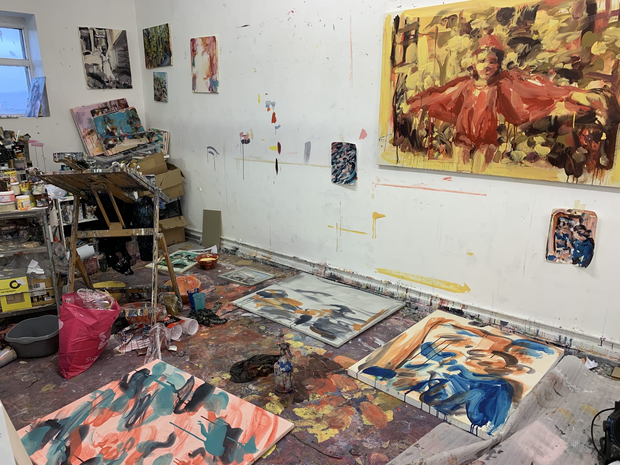 Laura Lancaster's studio, 2021