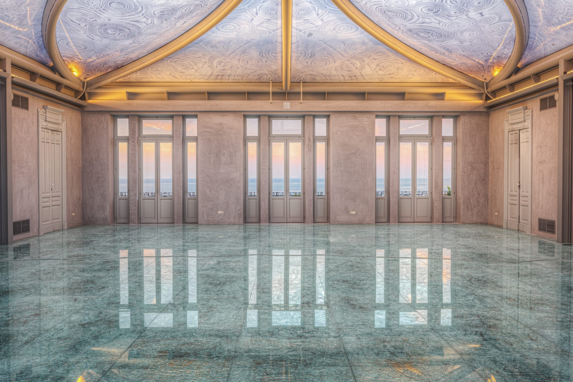 Installation View Sala Cielo, 2022 | Teatro Kursaal Santa Lucia, Bari