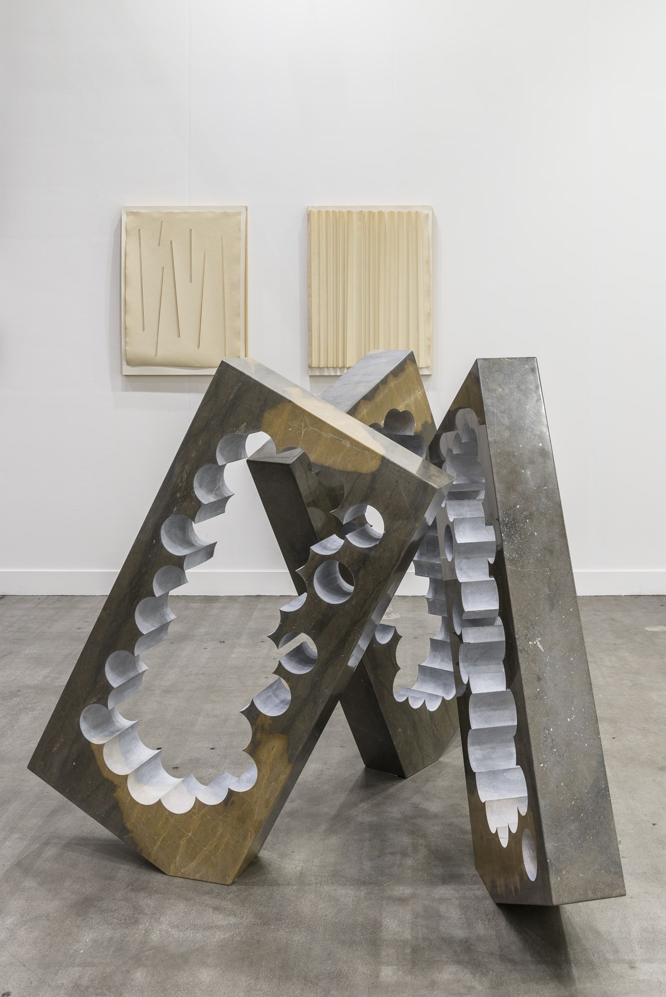 Installation view at miart 2022 Established contemporary, booth A01 ph. Sebastiano Luciano