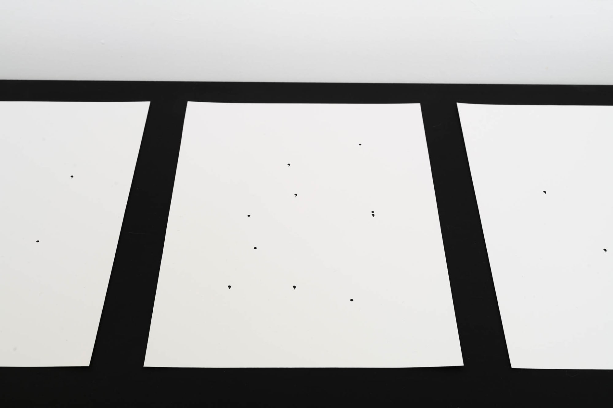 Sonata muta (Silenzi), 2024, black ink, fine-art print on Canson Platine Fibre paper, 100% cotton. Ph Giorgio Benni