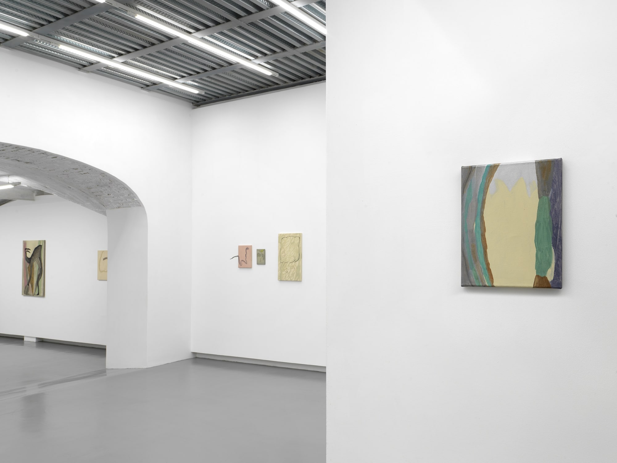 Installation View | Tomoe Hikita, Just like helium, curated by Davide Ferri, z2o Sara Zanin, 2024. Ph. Dario Lasagni