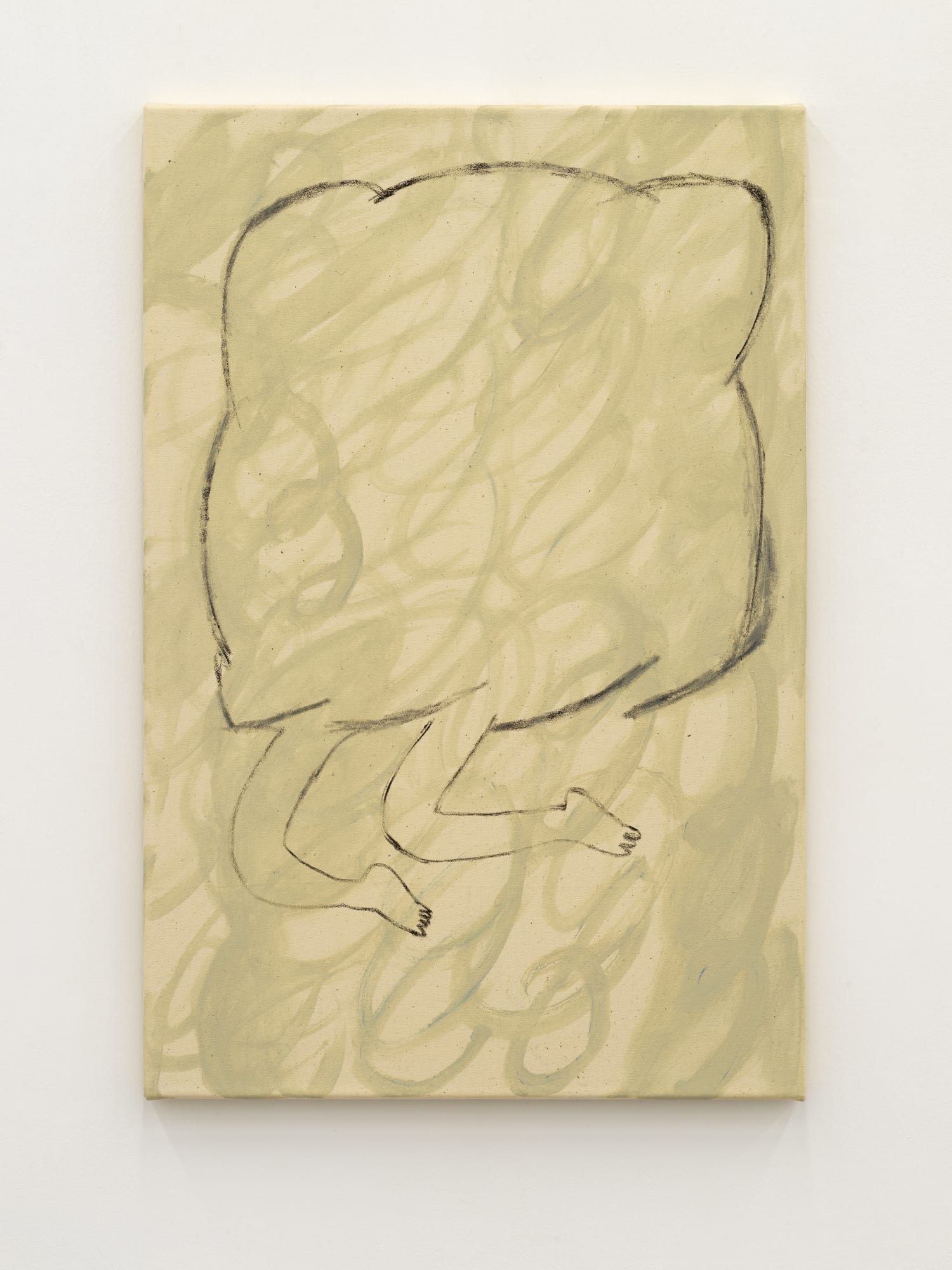 Just like helium, 2023, mixed media on canvas, cm 60 x 40. Ph. Dario Lasagni