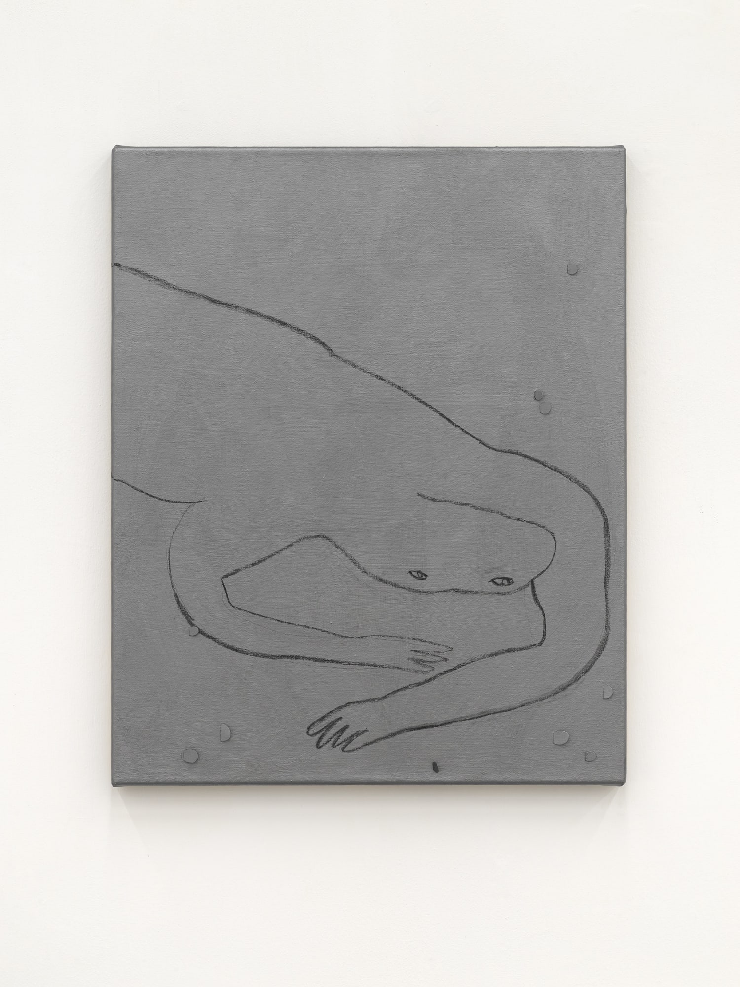 The child of rain and earth, 2023, mixed media on canvas, cm 50 x 40. Ph. Dario Lasagni