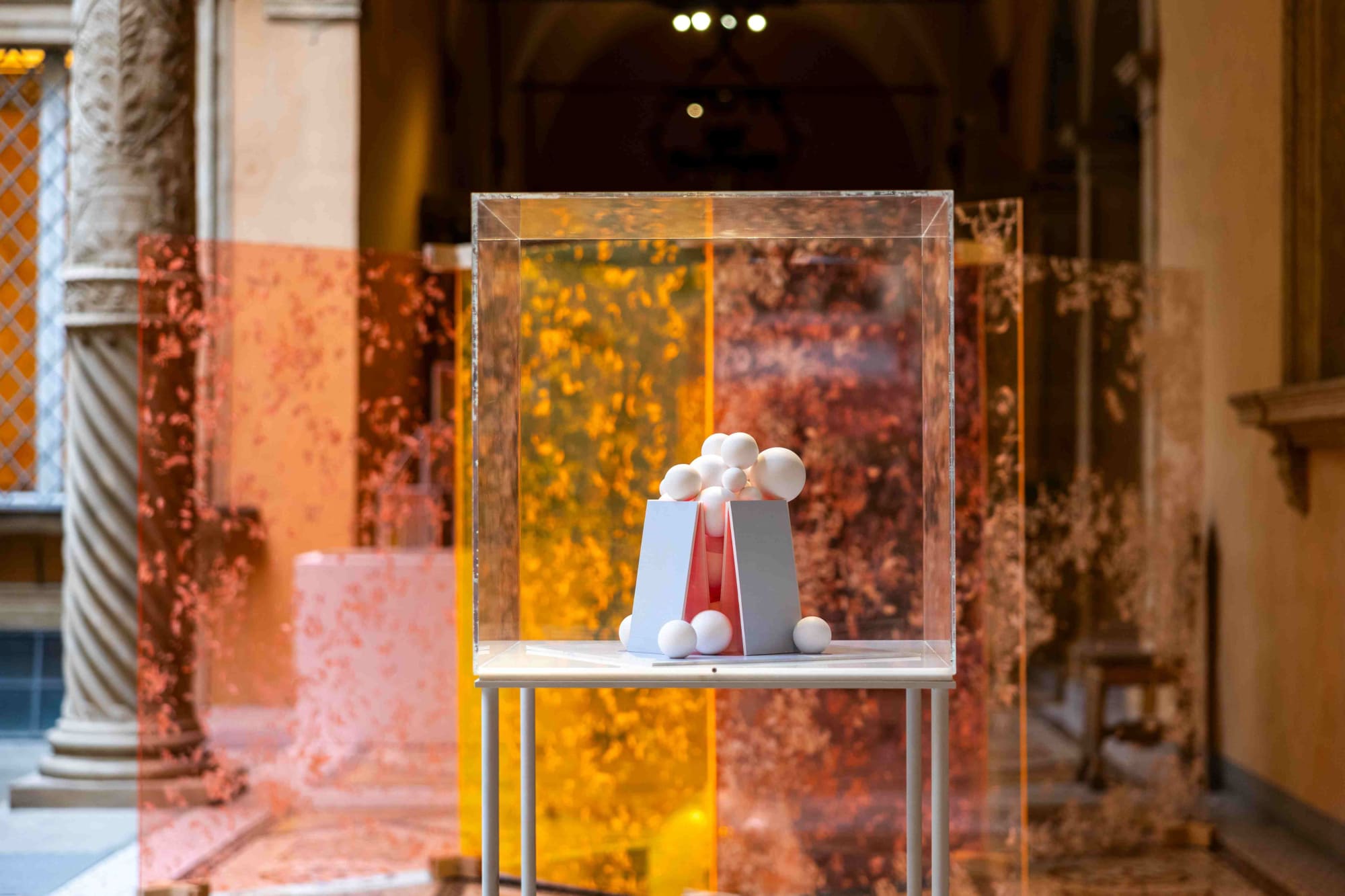 Installation View, Alfredo Pirri, Ritratto di Palazzo, curated by Lorenzo Balbi and Silvia Evangelisti, @Palazzo Boncompagni, Bologna. Ph. Marcela Ferreira