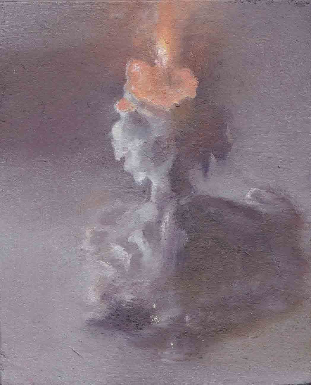 Maddalena Pamio, N13, 2025, oil on plywood panel, cm 11 x 9