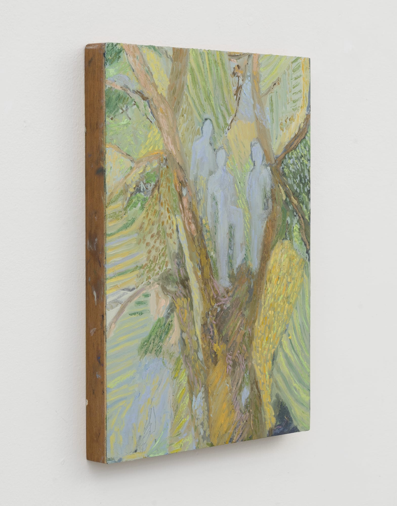 Beatrice Meoni, Sull'albero (04), 2025, oil on panel, cm 35 x 25 Courtesy of the artist and z2o Sara Zanin
