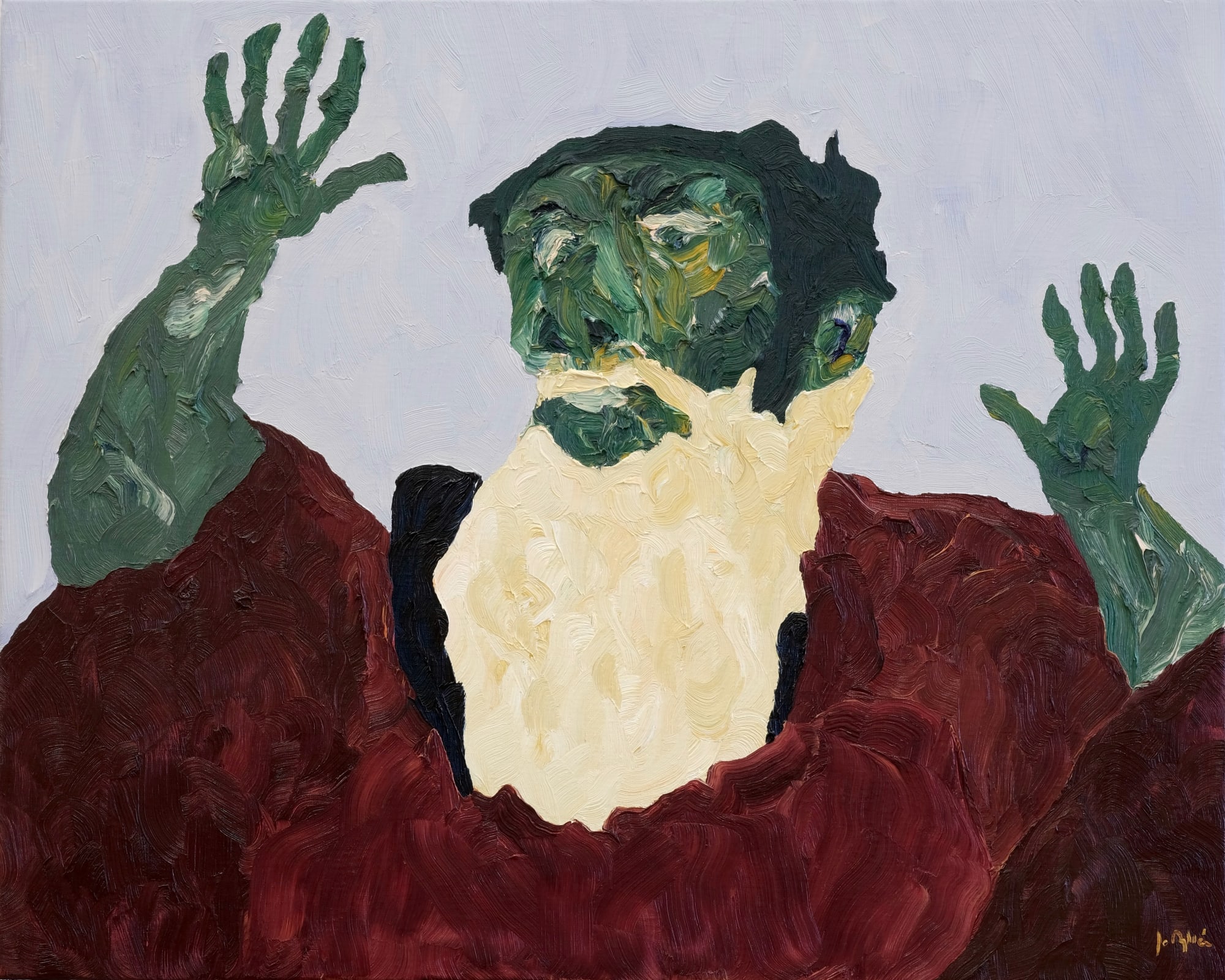 Josefina Ayllón, Untitled (JA0784), 2025, oil on linen, cm 65 x 81 Courtesy of the artist and z2o Sara Zanin