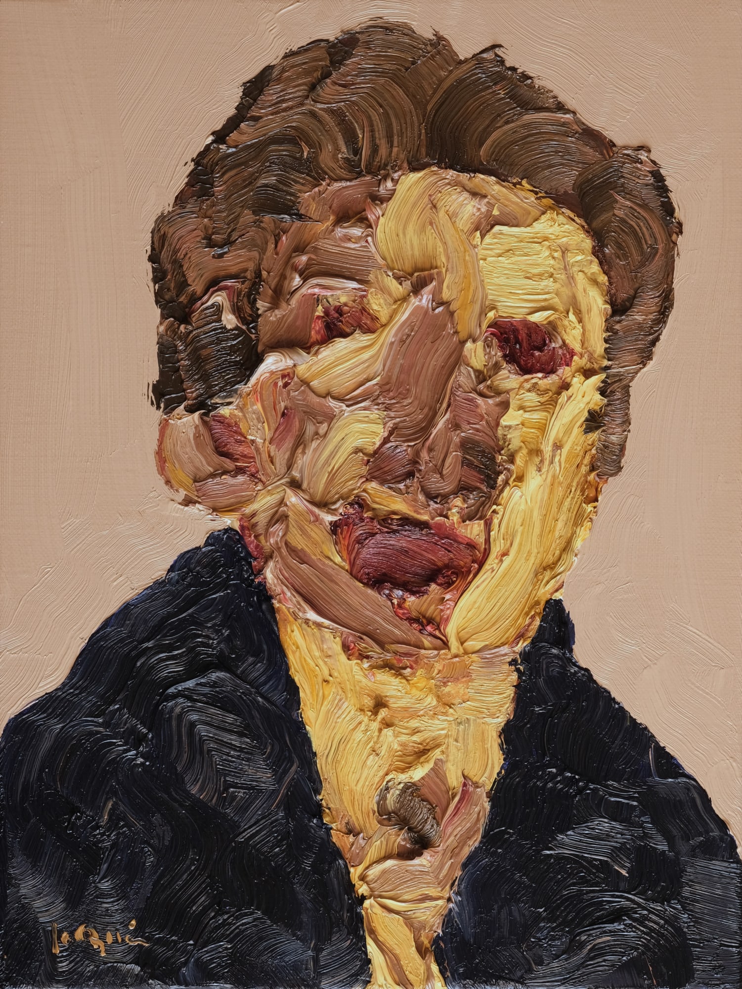 Josefina Ayllón, Untitled (JA0718), 2023, oil on linen, cm 40 x 30 Courtesy of the artist and z2o Sara Zanin