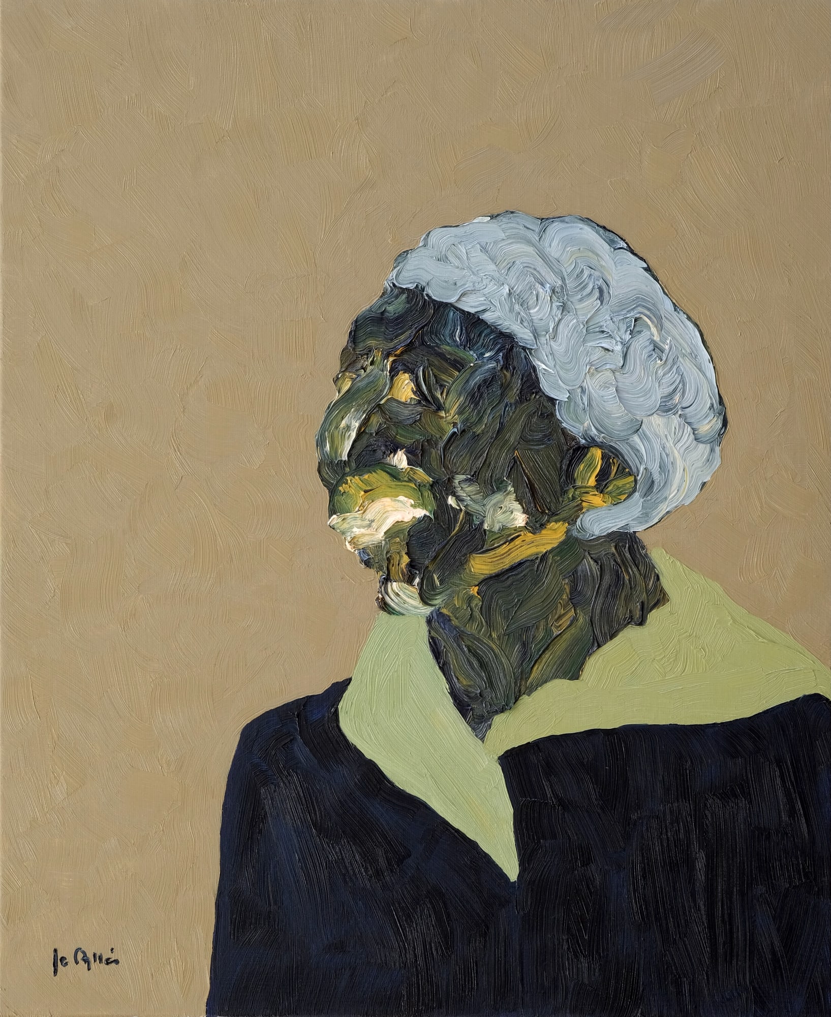 Josefina Ayllón, Untitled (JA0770), 2024, oil on linen, cm 73 x 60 Courtesy of the artist and z2o Sara Zanin