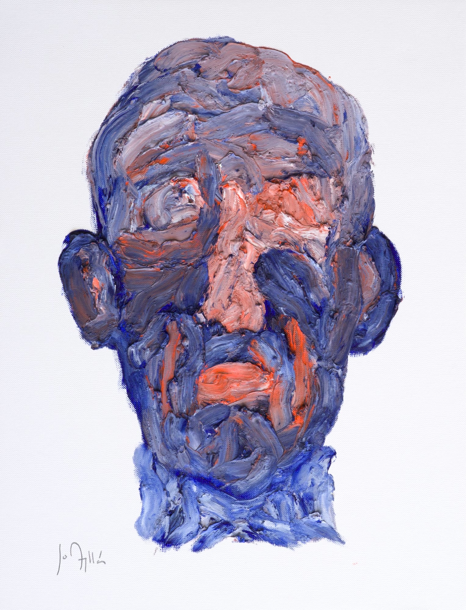 Josefina Ayllón, Untitled (JA0983P), 2023, oil stick on paper mounted on board, cm 37 x 28 Courtesy of the artist and z2o Sara Zanin