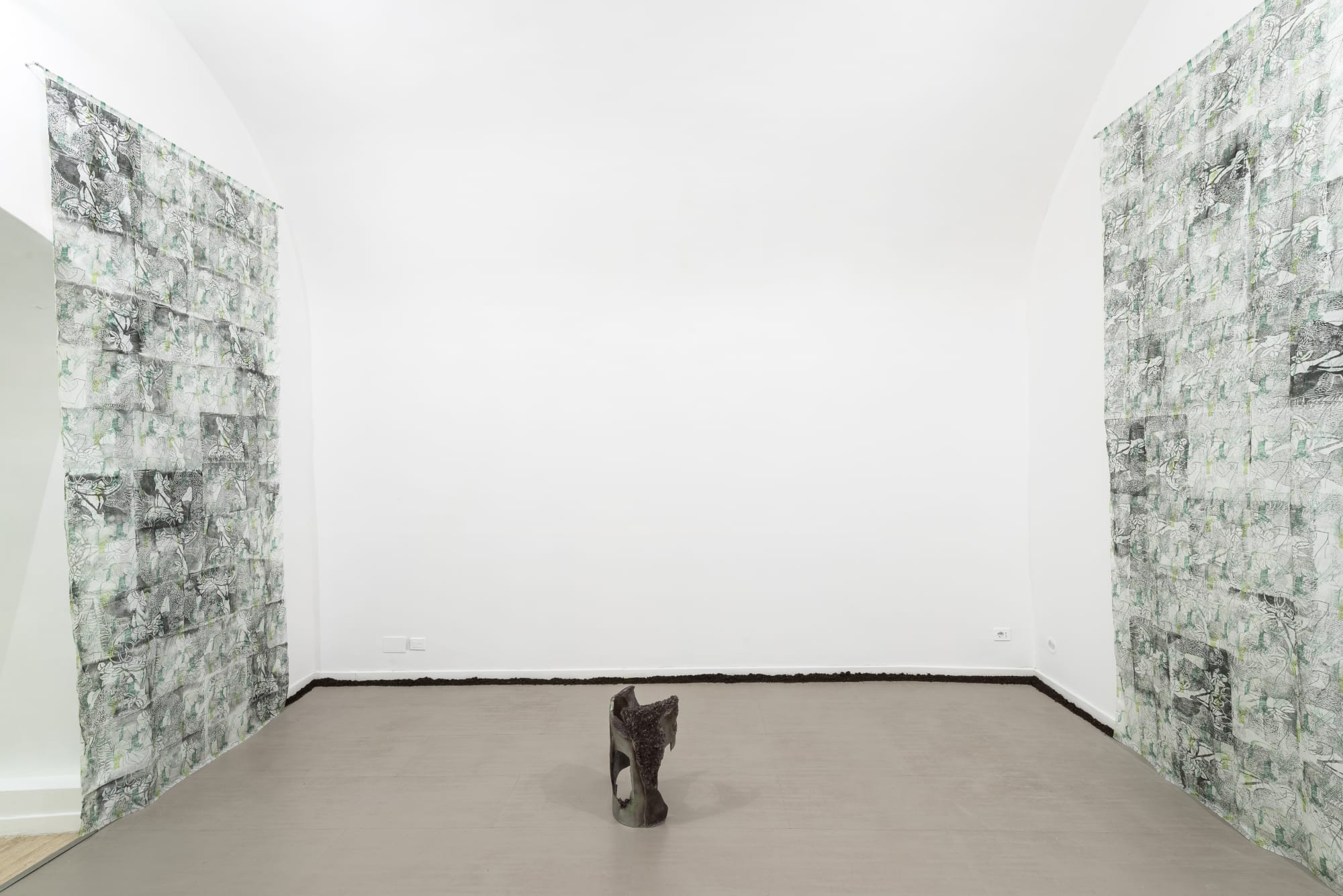Alessandro Roma, One foot in the world and the other in the stillness, installation view at z2o Sara Zanin Gallery Rome