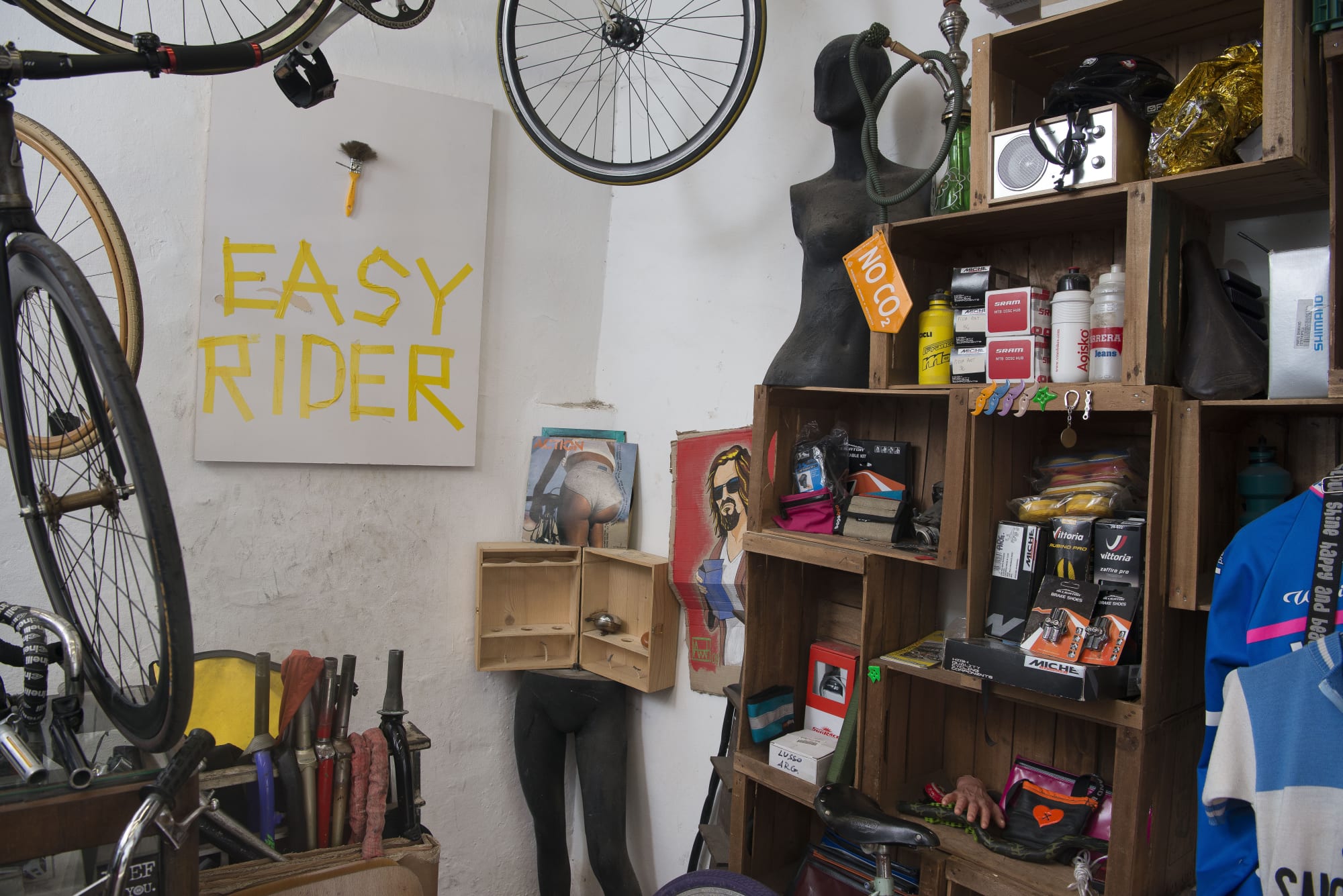 Hidden Beauty, Krištof Kintera, curated by Marina Dacci and Krištof Kintera, installation view, Monkey Cycles, Rome