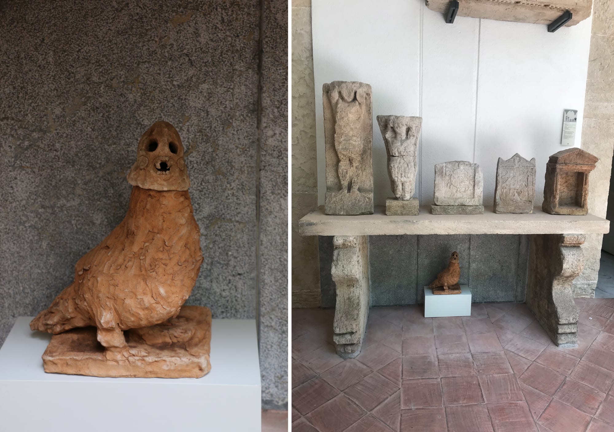 Evgeny Antufiev, When Art Became Part of the Landscape. Chapter I, installation view at the Archeological Museum A. Salinas, Palermo