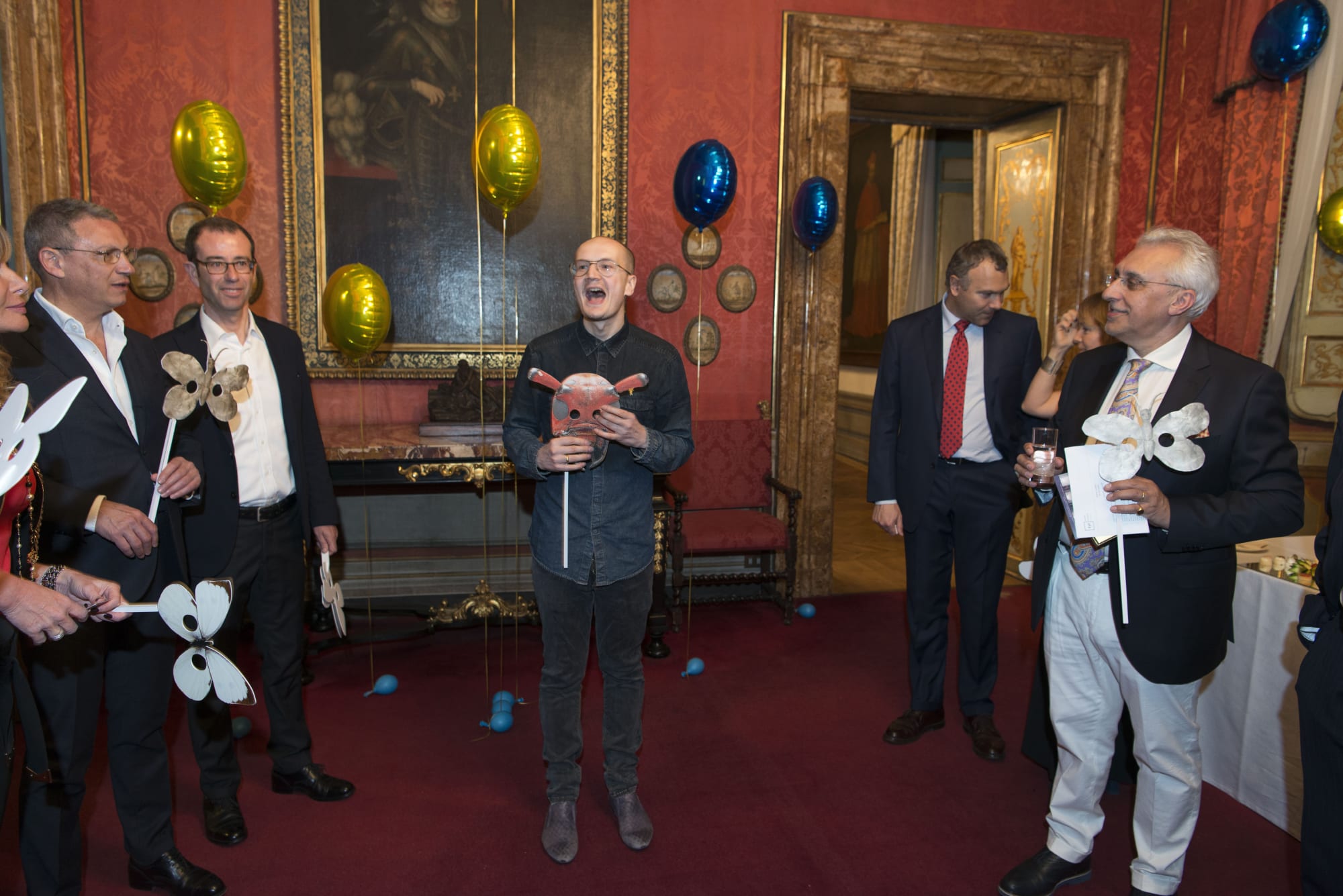 Gala dinner, Performance curated by Evgeny Antufiev, 2017 Palazzo Patrizi, Rome