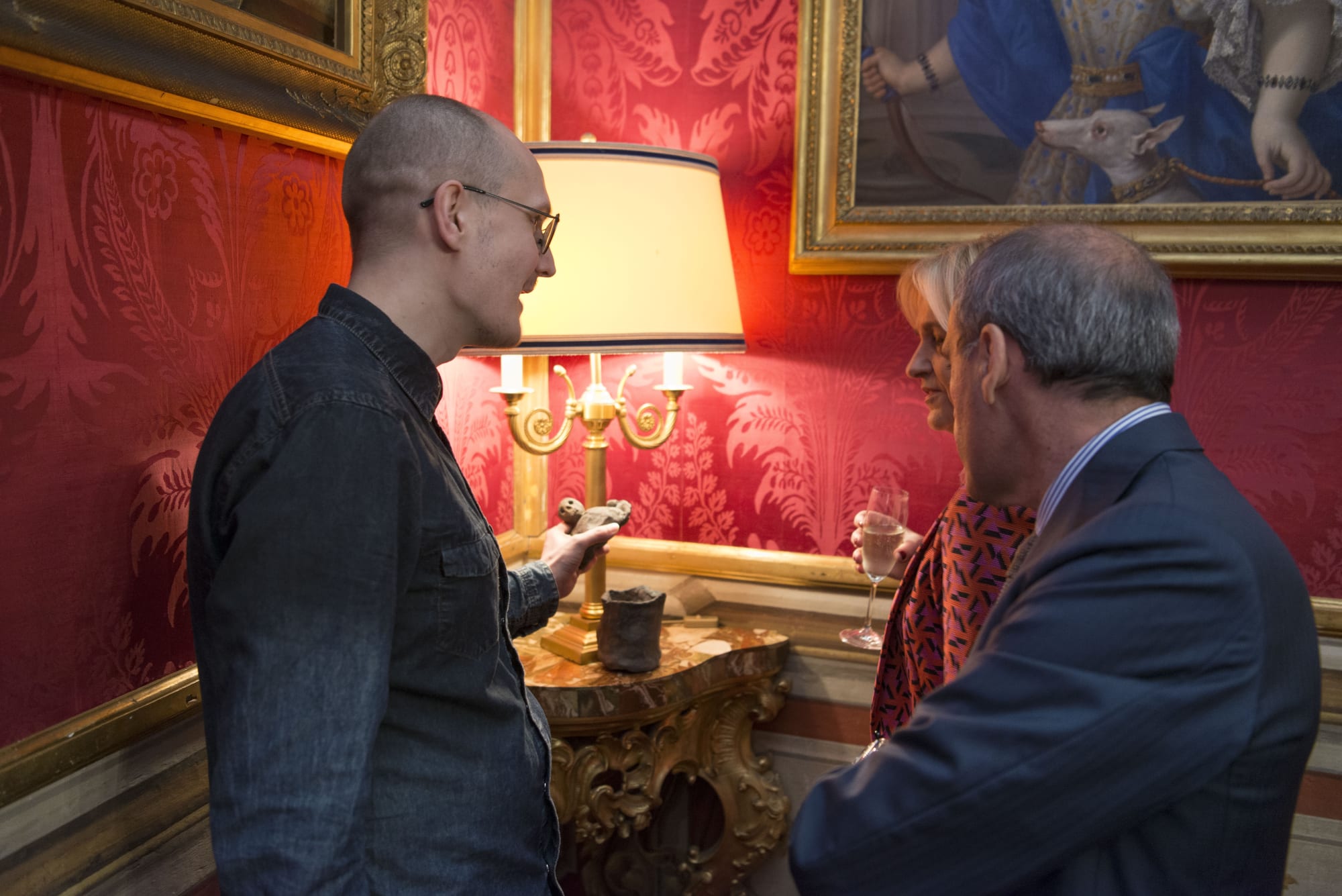 Gala dinner, Performance curated by Evgeny Antufiev, 2017 Palazzo Patrizi, Rome