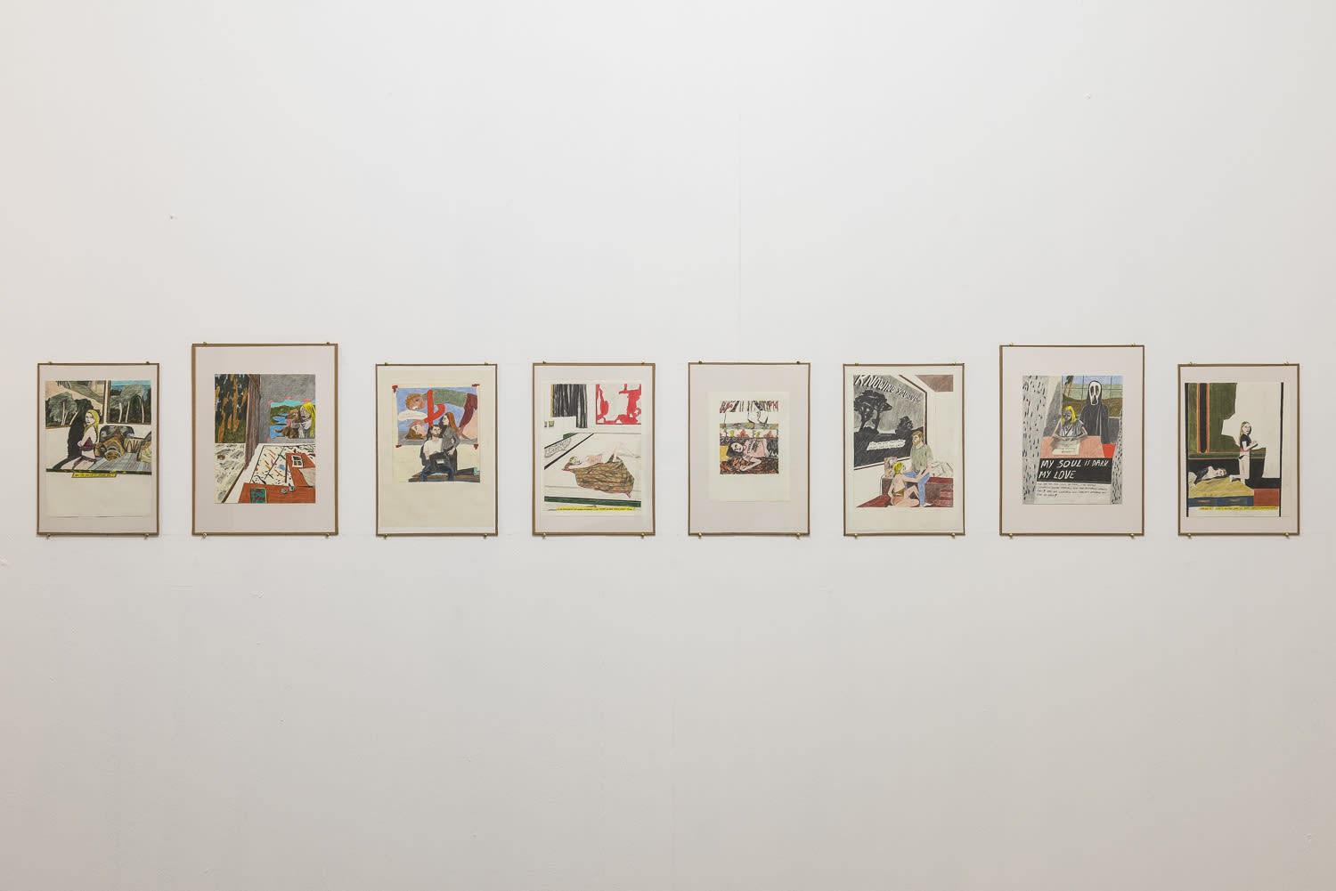 Walled Gardens In An Insane Eden, Marie Jacotey, Installation View