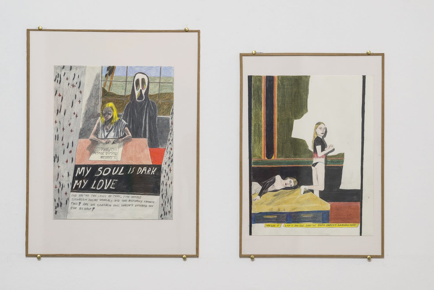 Walled Gardens In An Insane Eden, Marie Jacotey, installation view