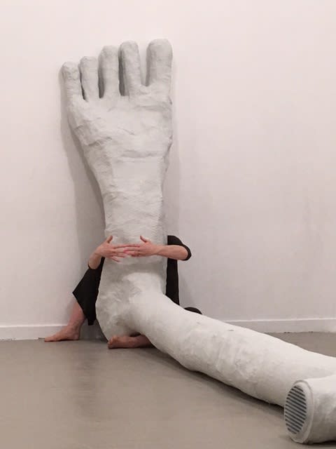 Voicings, Performance by Florence Peake, z2o Sara Zanin Gallery, 2017 photo credits Sebastiano Luciano