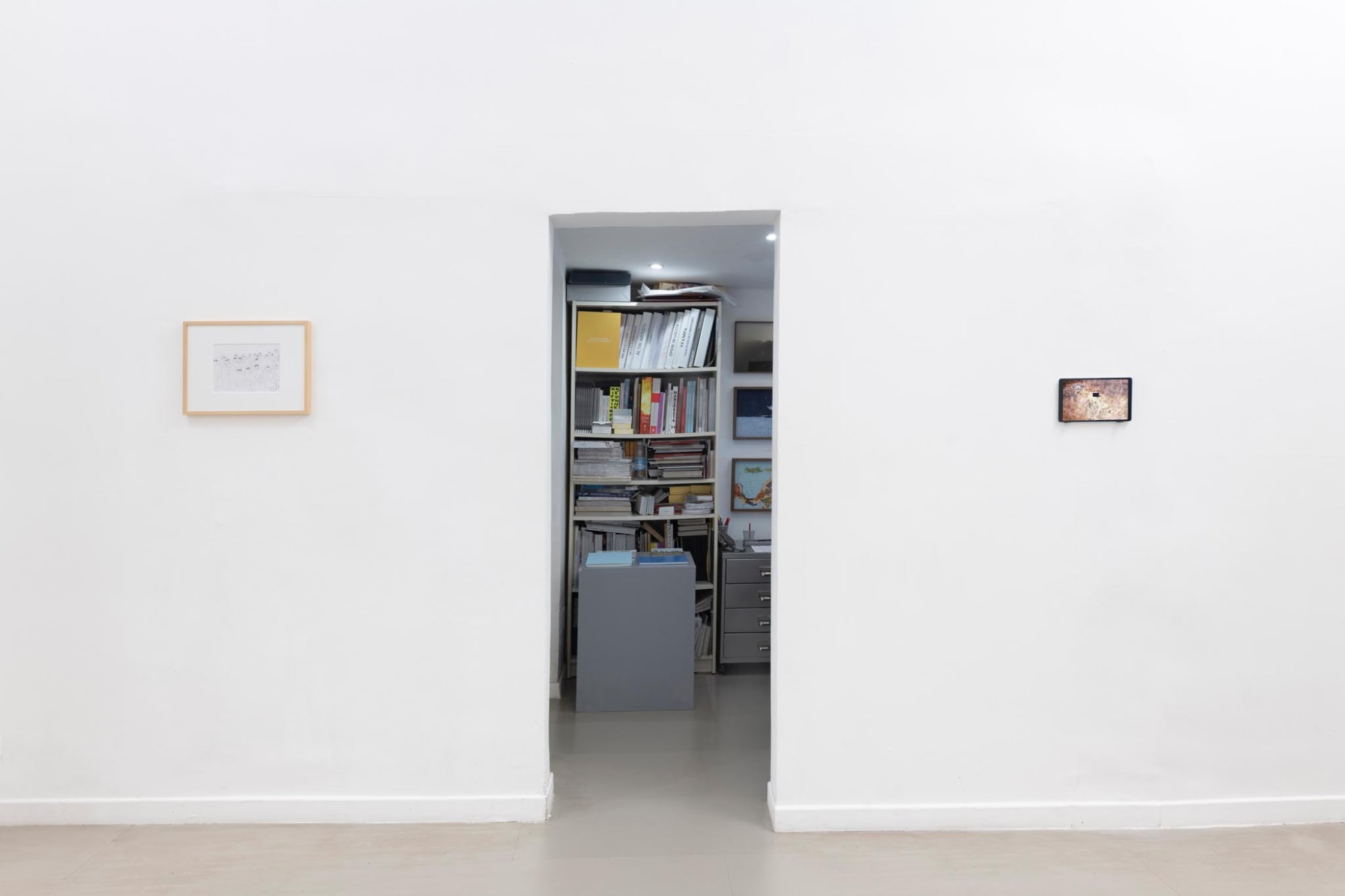 Silvia Camporesi, Forzare il paesaggio curated by Angel Moya Garcia Installation view of the second room Ph. Giorgio Benni