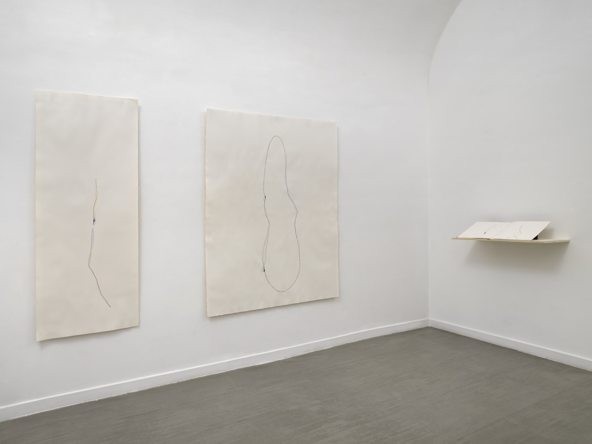Beatrice Pediconi Nude curated by Cecilia Canziani installation view of the second room ph. Dario Lasagni