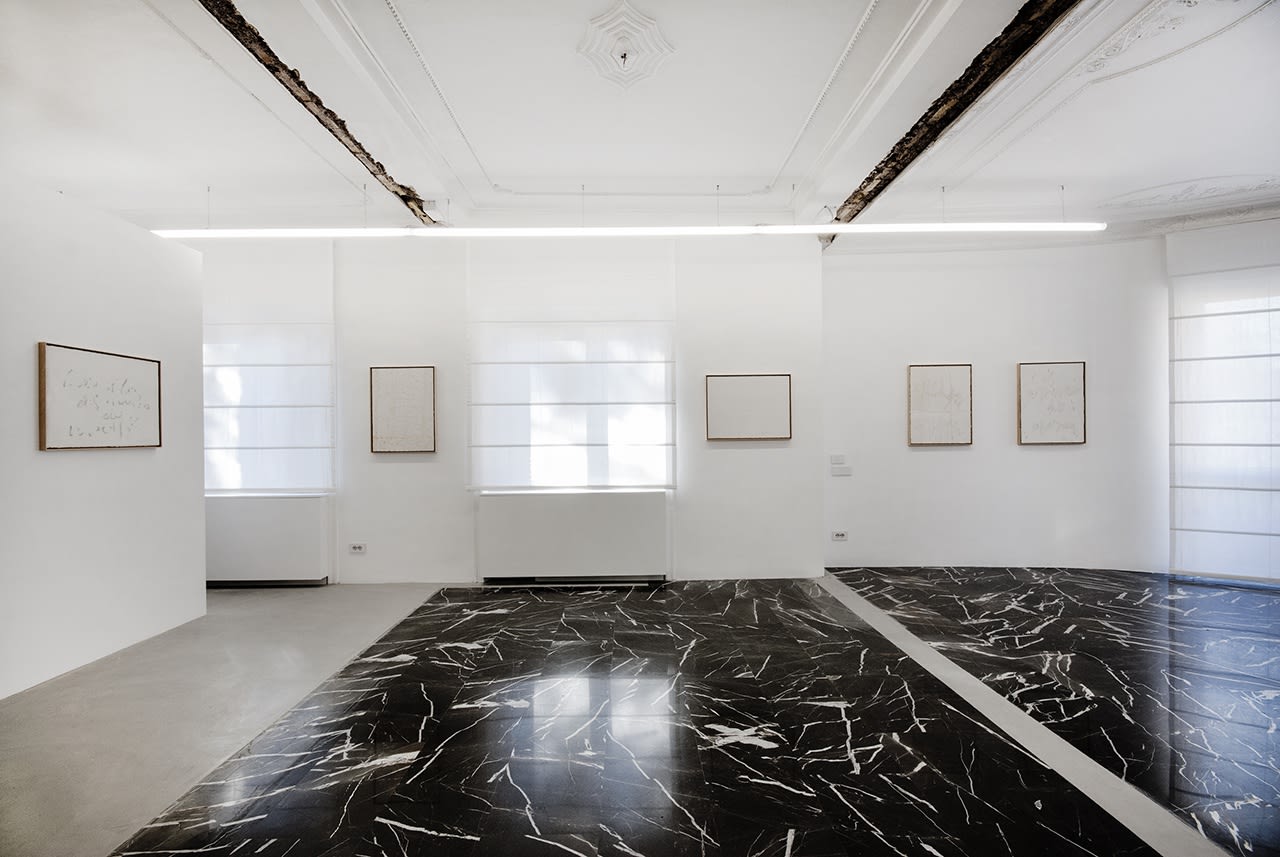 Installation views, Scritture Pierpaolo Calzolari, z2o project