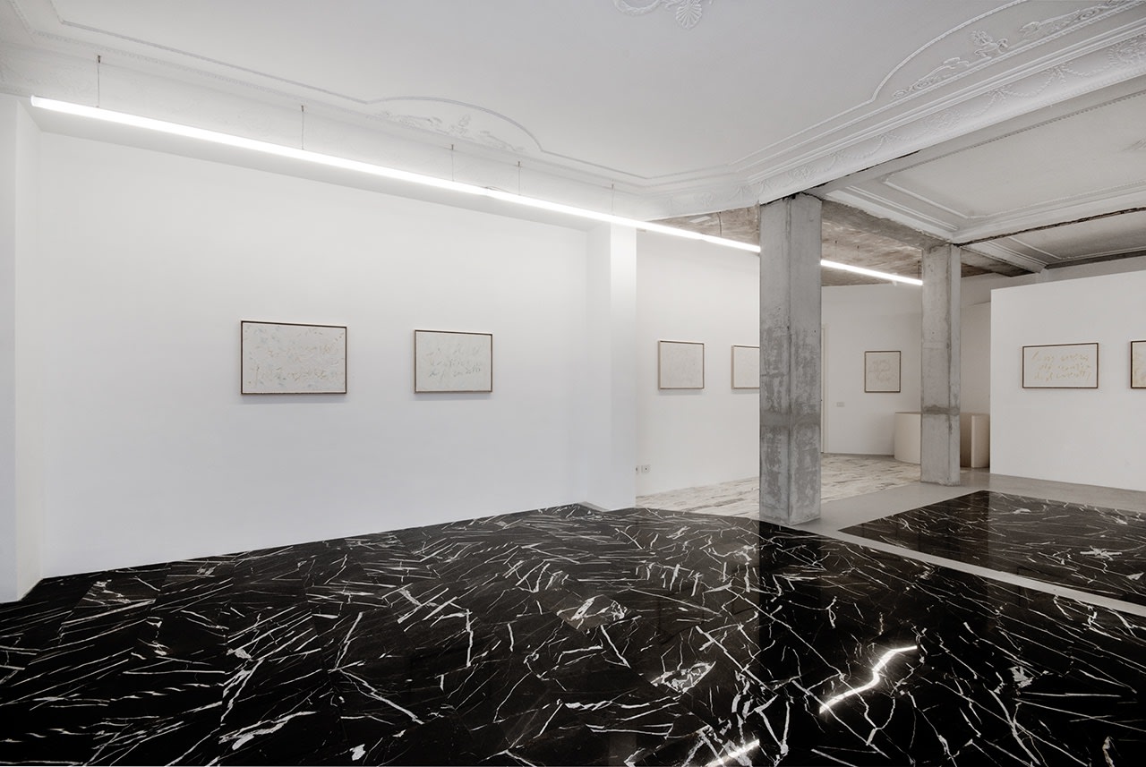 Installation views, Scritture Pierpaolo Calzolari, z2o project
