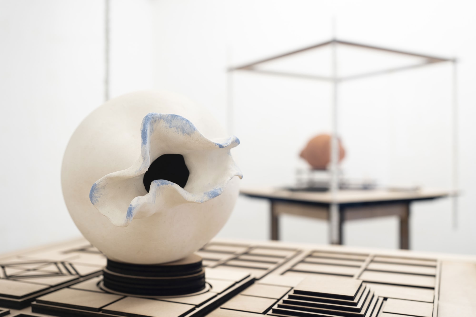 Michele Guido taphrina deformans garden project_2021 detail of the installation of the first room ph. Masiar Pasquali