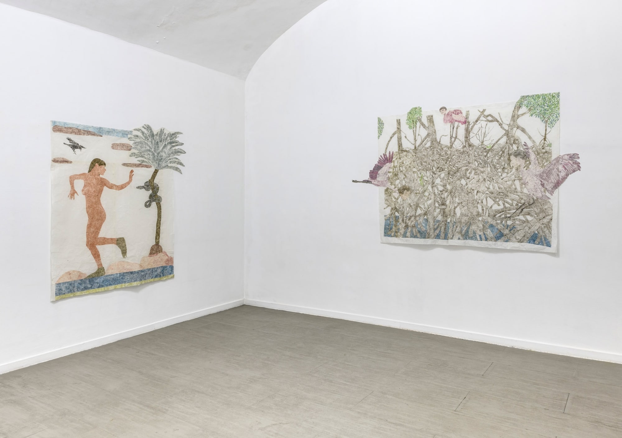 Marta Roberti, In metamorfosi, curated by Cecilia Canziani Installation view, ph. Giorgio Benni