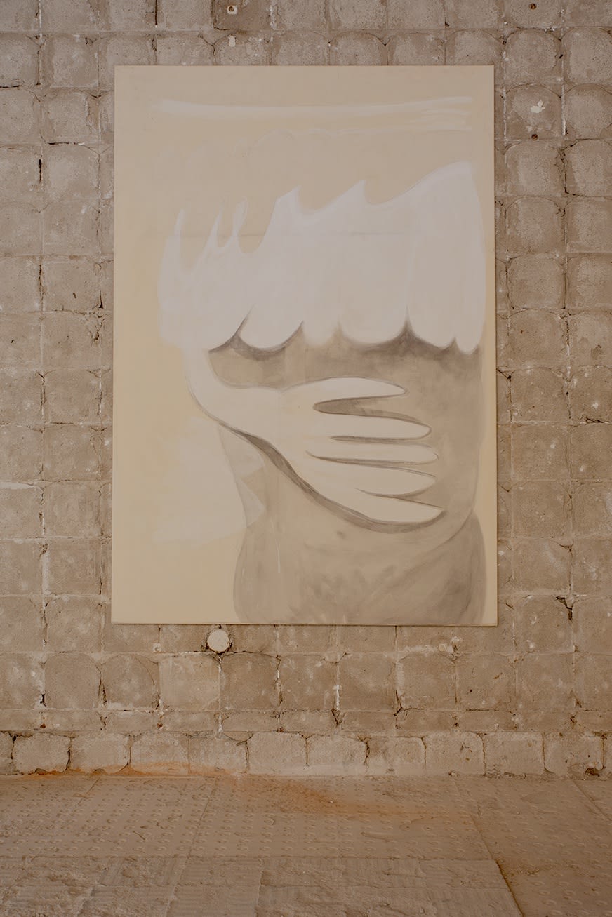 Tomoe Hikita Motherhood, 2021 Cm 130 x 90 acrylic on canvas