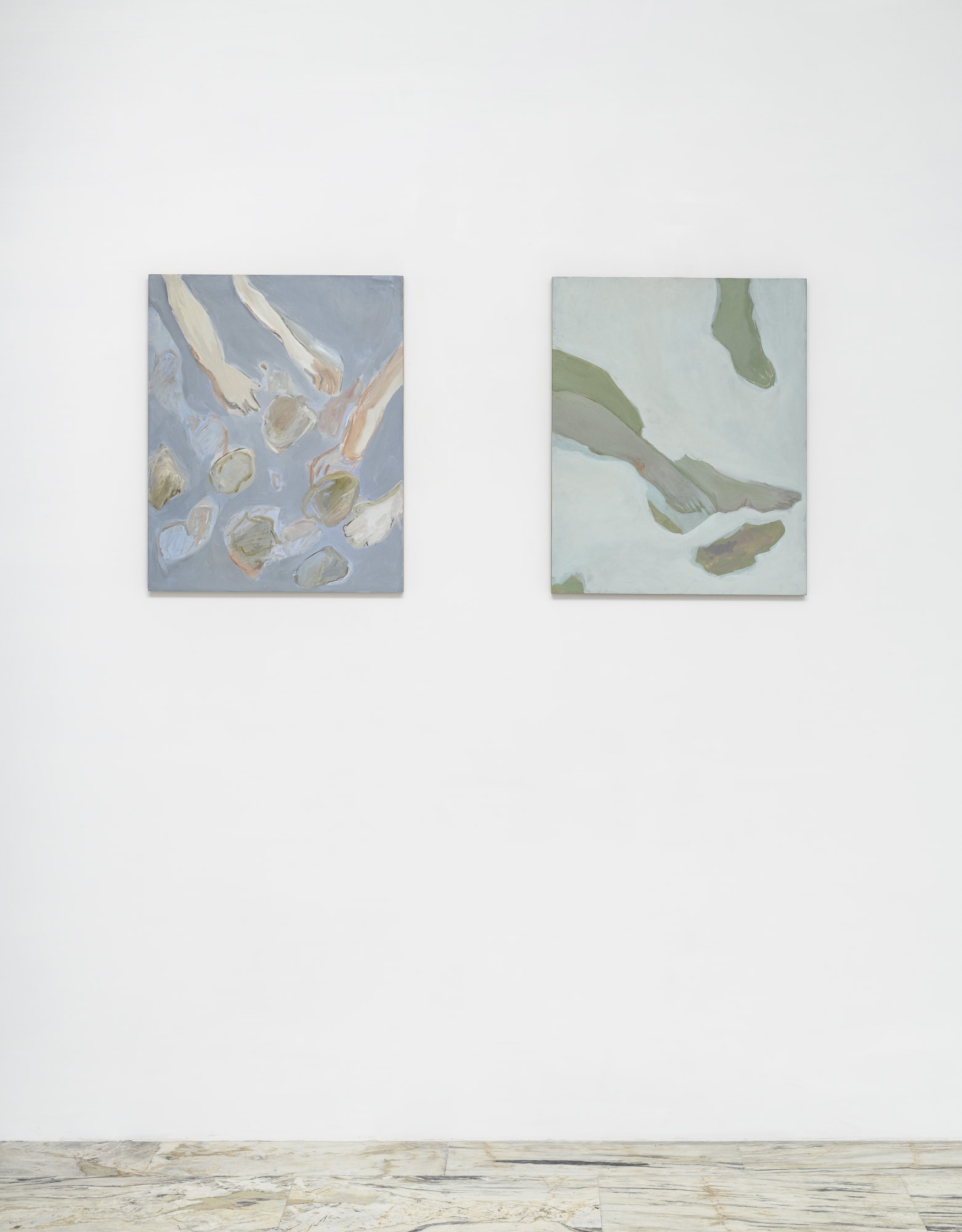 Beatrice Meoni Piovono pietre, 2021 oil on board cm 66 x 53 Beatrice Meoni Levitazione, 2022 oil on board cm 66 x 53