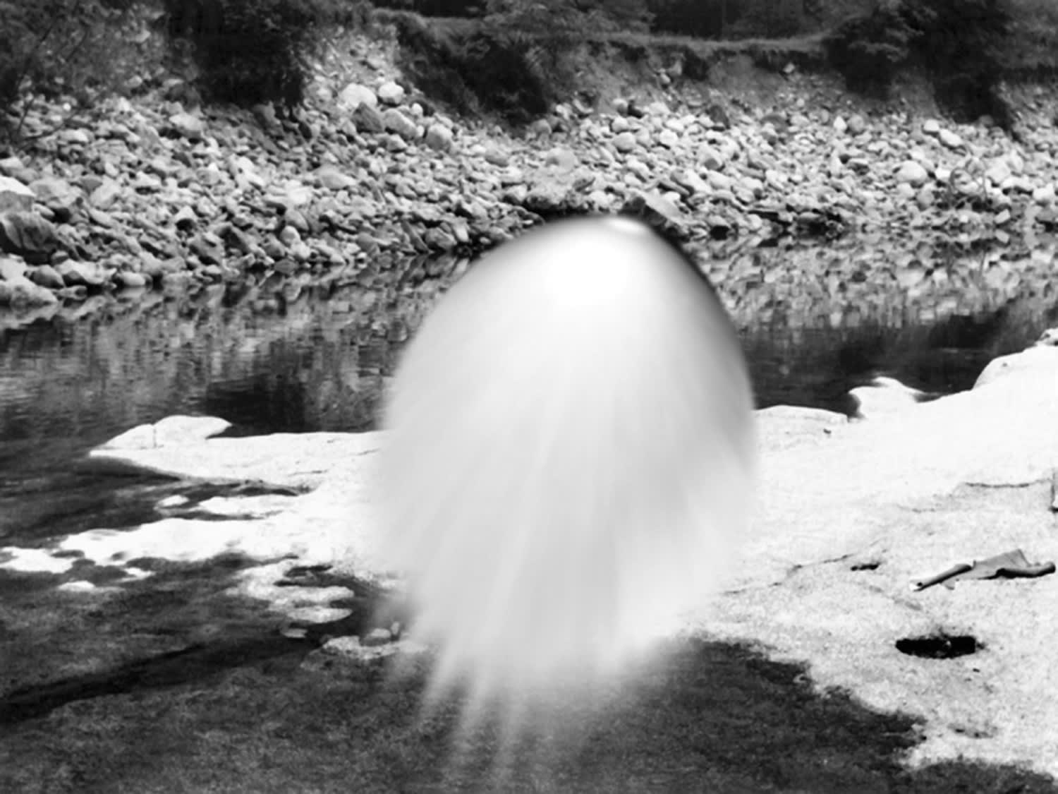 Mariella Bettineschi Natura (apparizione), 2017 digital painting, direct print on plexiglas and mirror cm 105 x 140 x 4 Ed 1 di 3 ph. Giorgio Benni