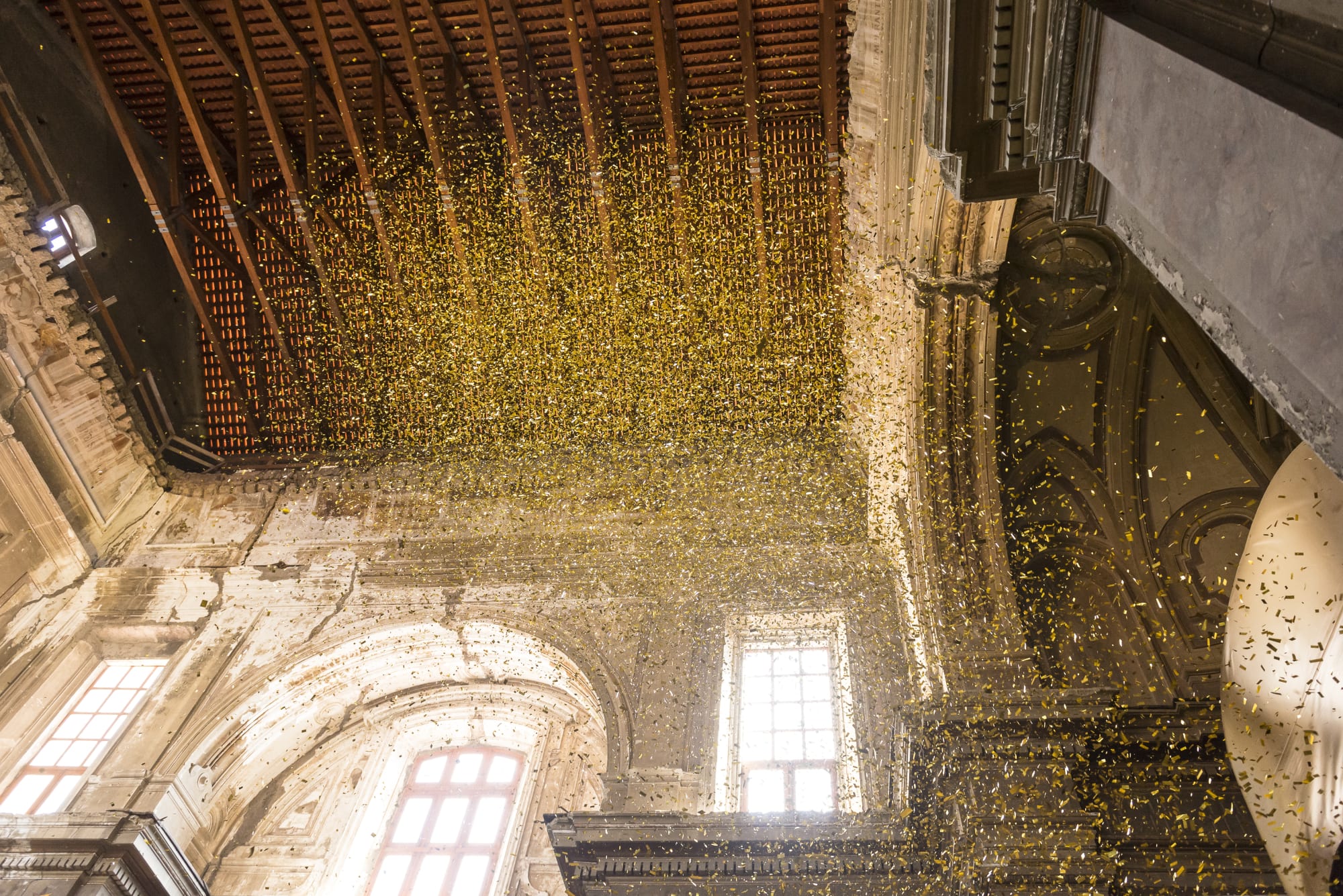 Evgeny Antufiev. Dead Nations: Golden Age Version, curated by Marina Dacci, Opening & Performance Chiesa di San Giuseppe delle Scalze, Naples.