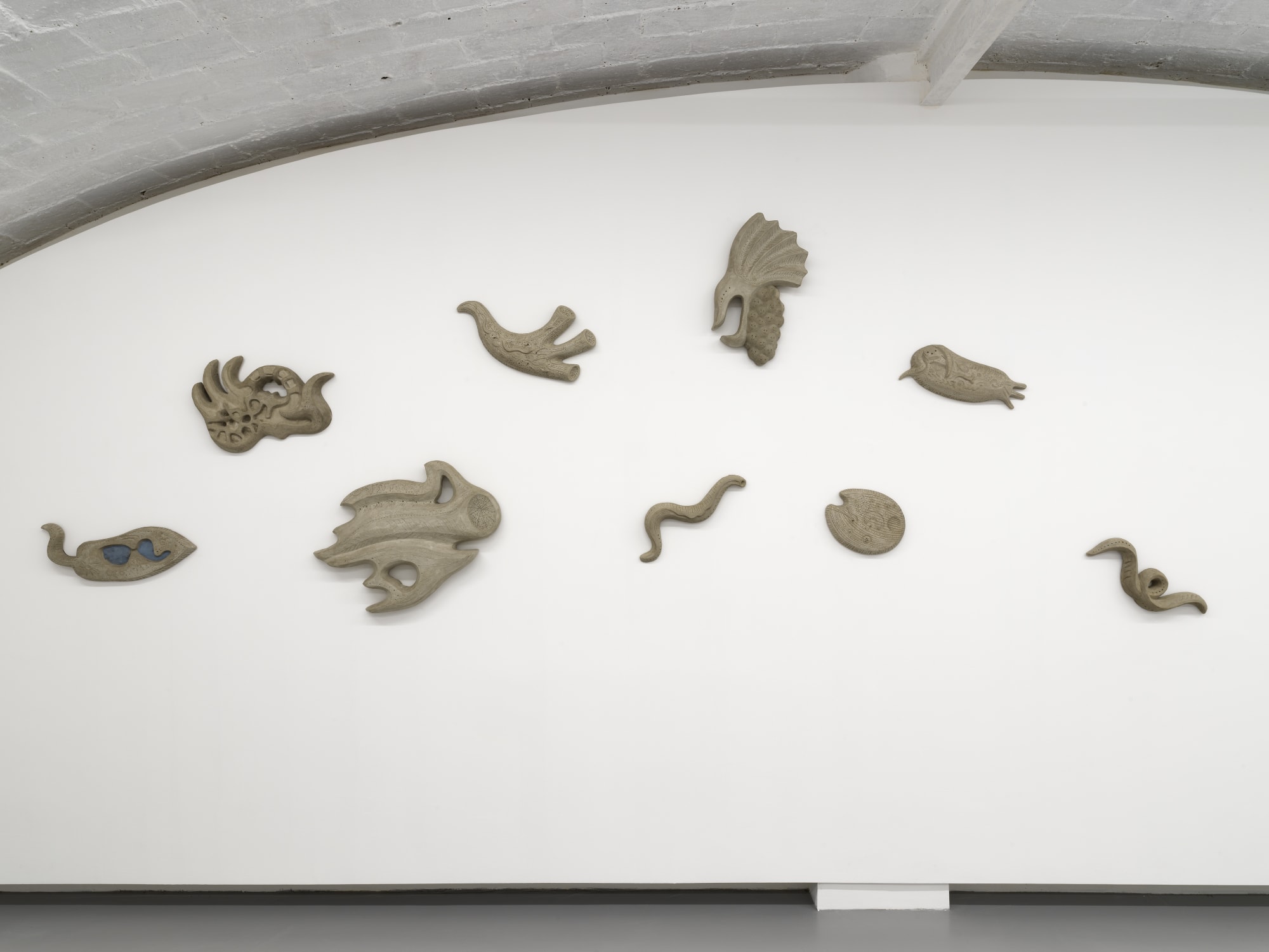 Anna Hulačová, Microbes, 2017, concrete and pigment. Ph. Dario Lasagni