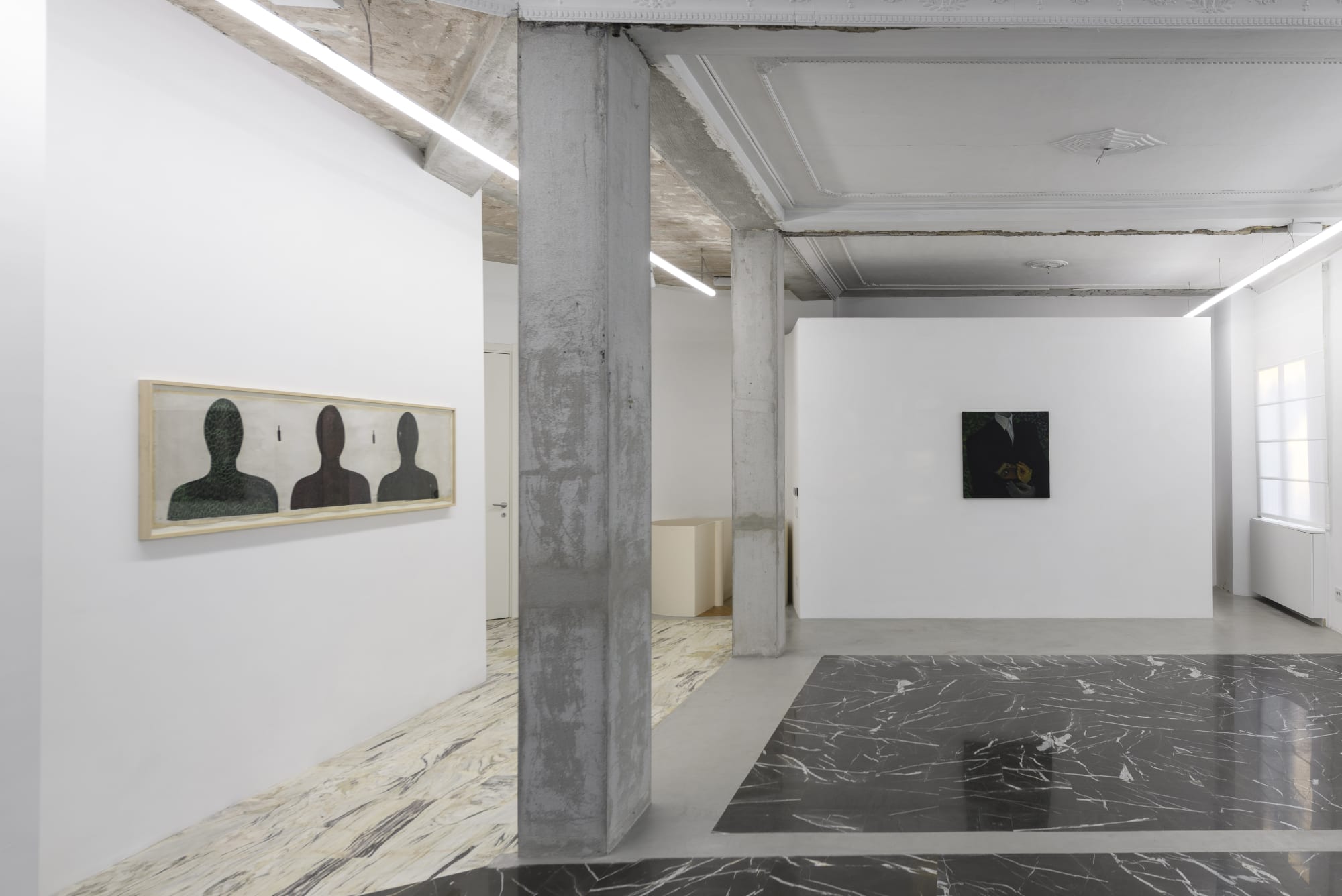 Cesare Tacchi. Una casa di foglie e fogli, curated by Daniela Bigi, installation views, ph. Giorgio Benni