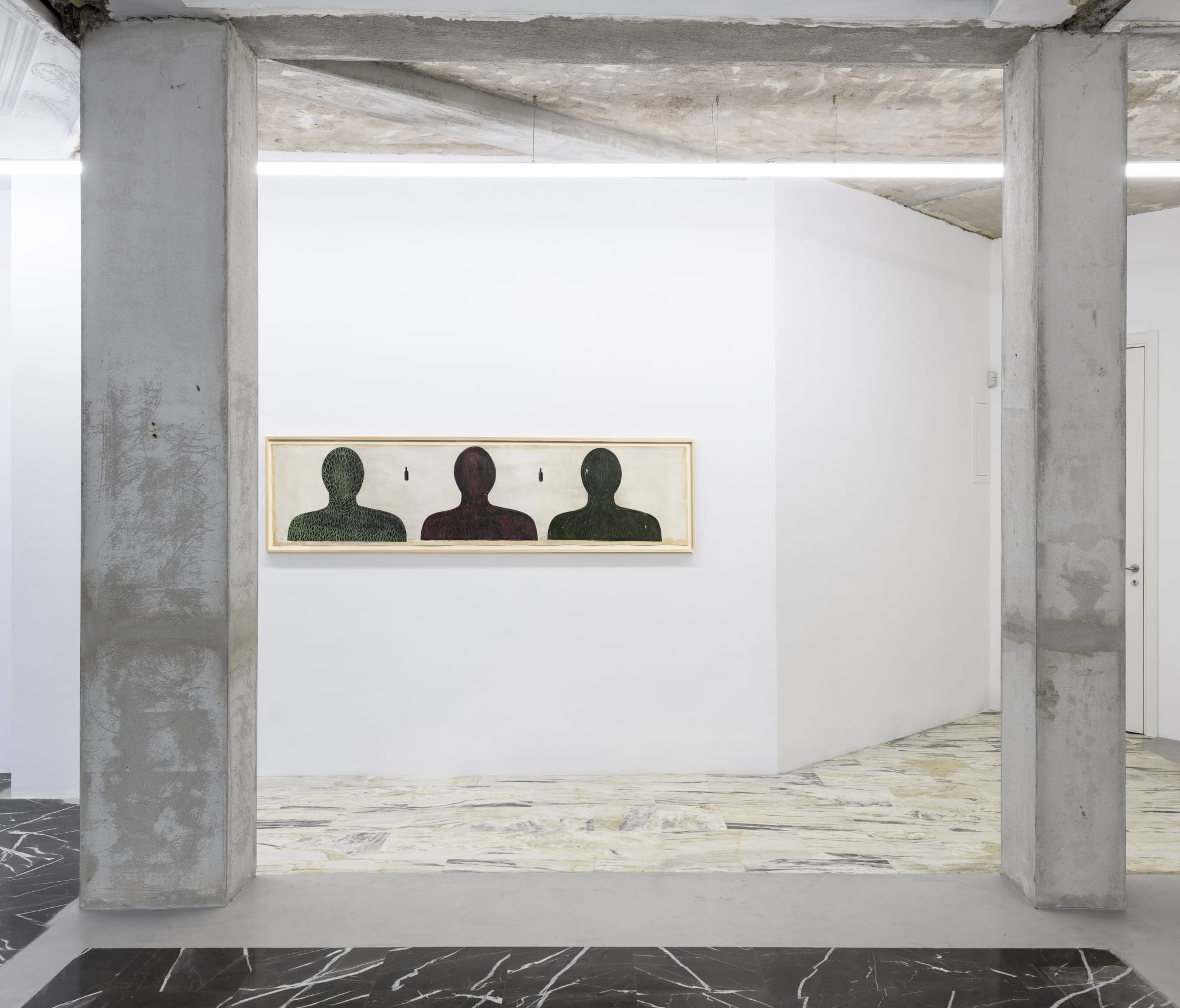 Cesare Tacchi. Una casa di foglie e fogli, curated by Daniela Bigi, installation views, ph. Giorgio Benni