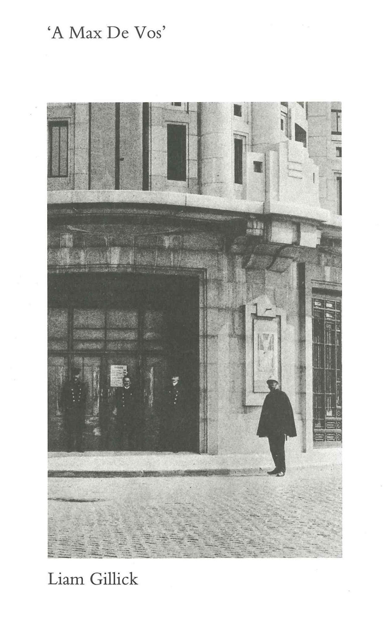Liam Gillick 'A Max De Vos'