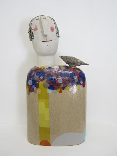 Jane Muir, Bird-Shoulder, Multi-coloured Tree, 2016