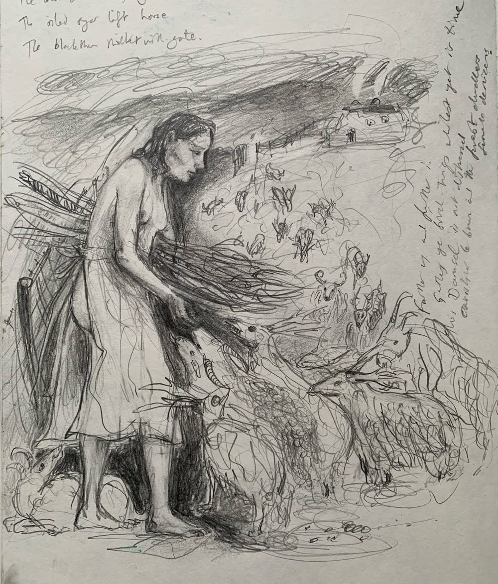 Flora McLachlan, Kindling (Study), 2020