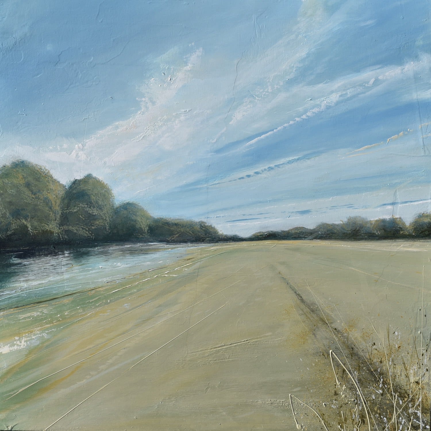 Jane Skingley, 'Isis Flows' Port Meadow, Oxford , 2020