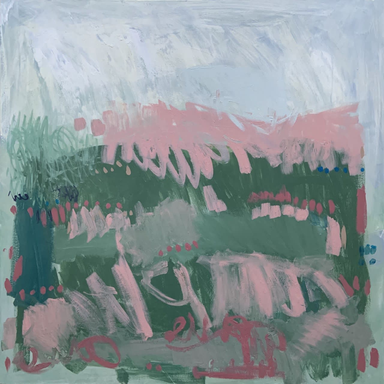 Claire Oxley, Grasses and Mallow, 2020