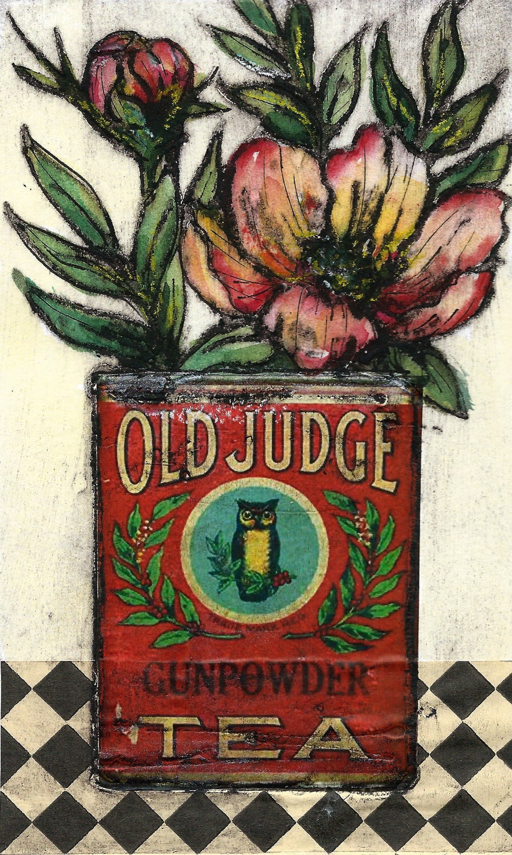 Vicky Oldfield, Tin of Peonies, 2020