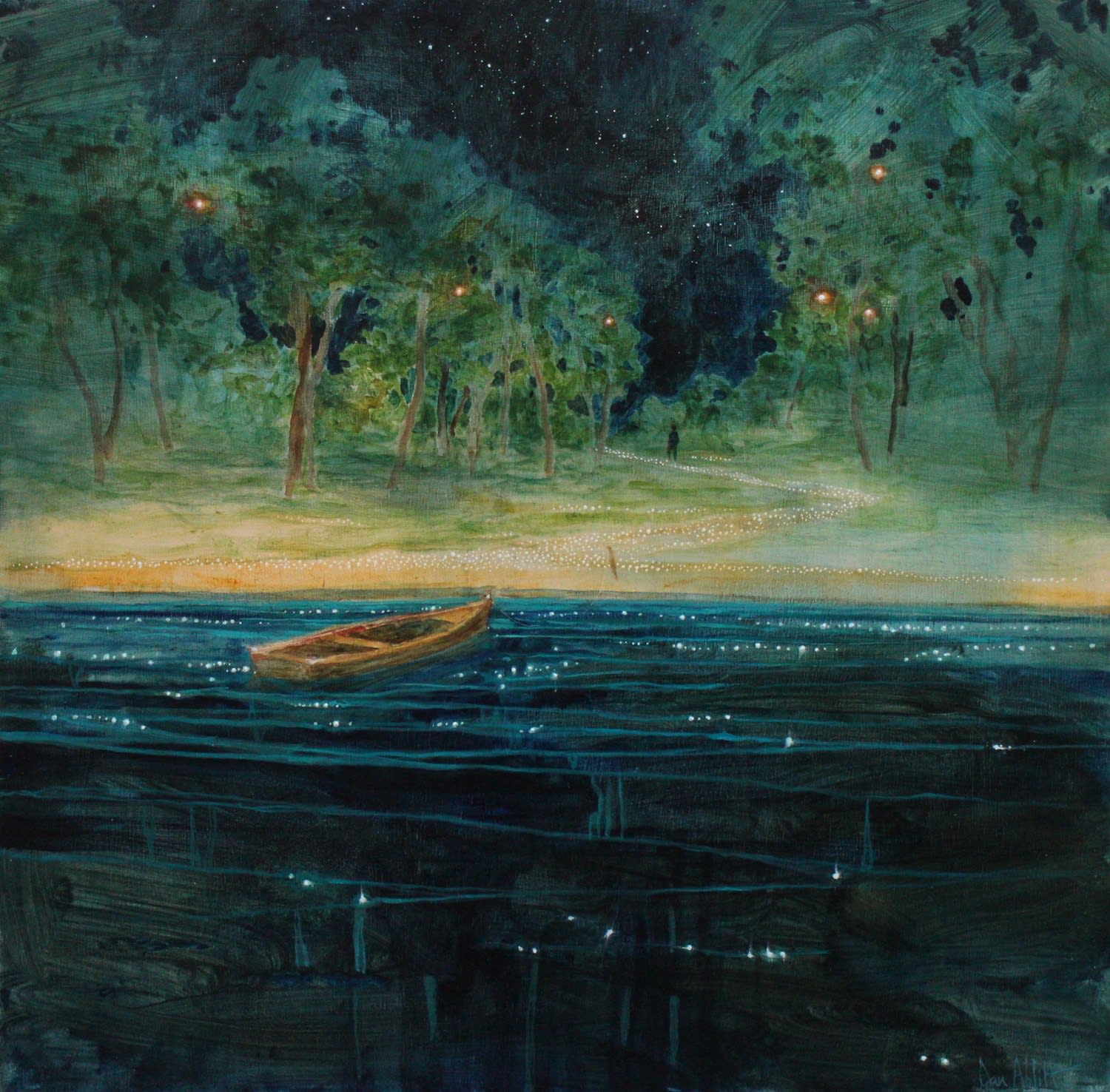 Daniel Ablitt, Flower Path (Study) , 2020