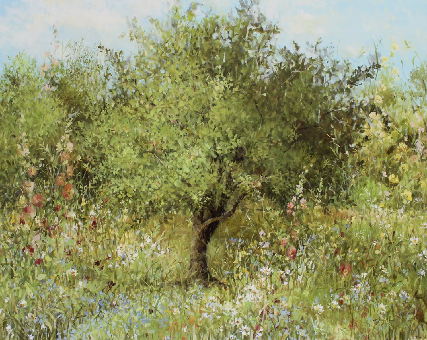 Fletcher Prentice, Late Summer Apple tree, 2020