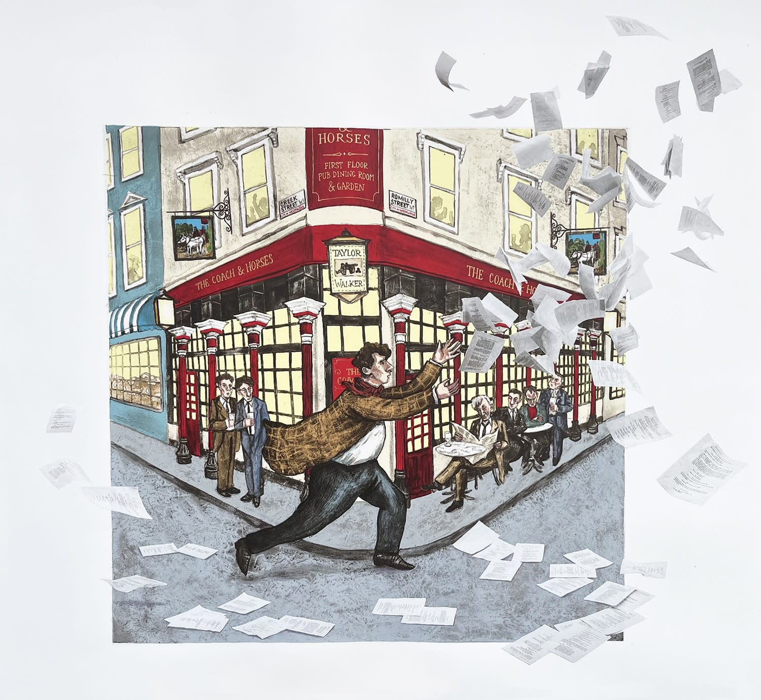 Mychael Barratt, Poetry in Motion - The Lost Under Milk Wood Manuscript, Soho, 1953, 2023