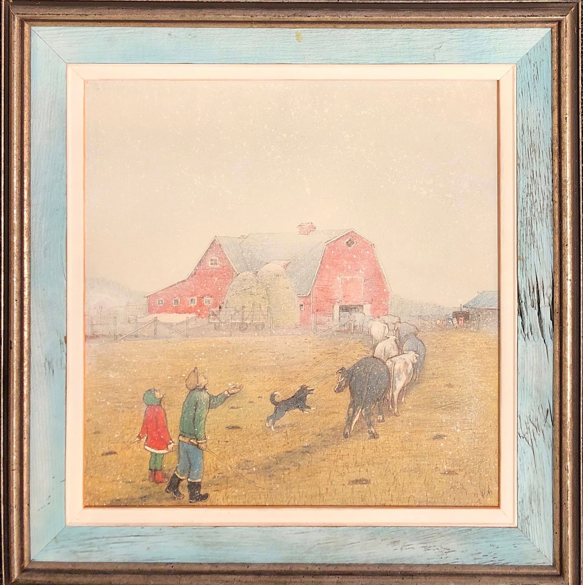 William Kurelek The First Snowfall From A Prairie Boy S Winter