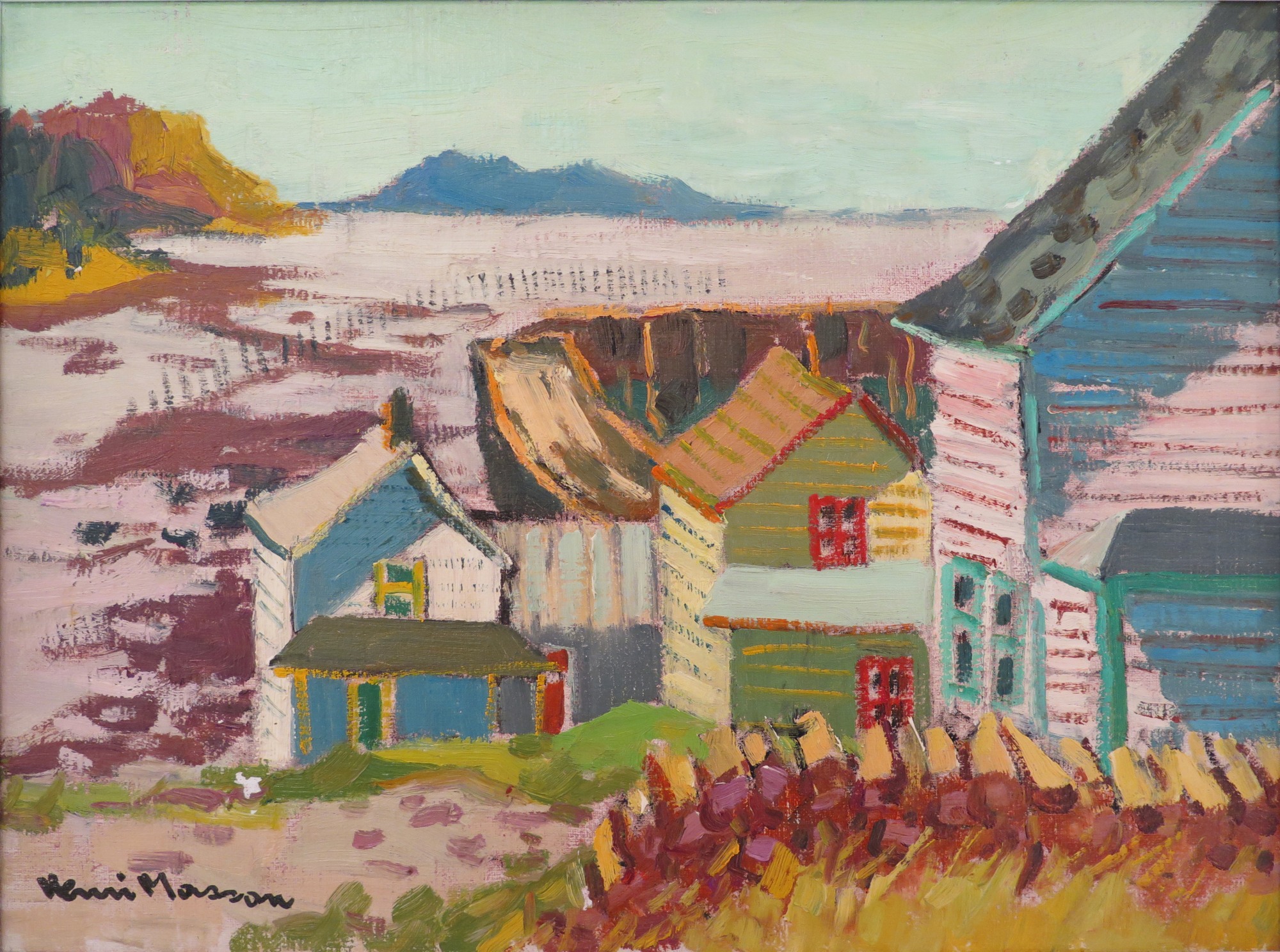 Henri L Masson Maree Basse Cacouna 1978 Alan Klinkhoff Gallery