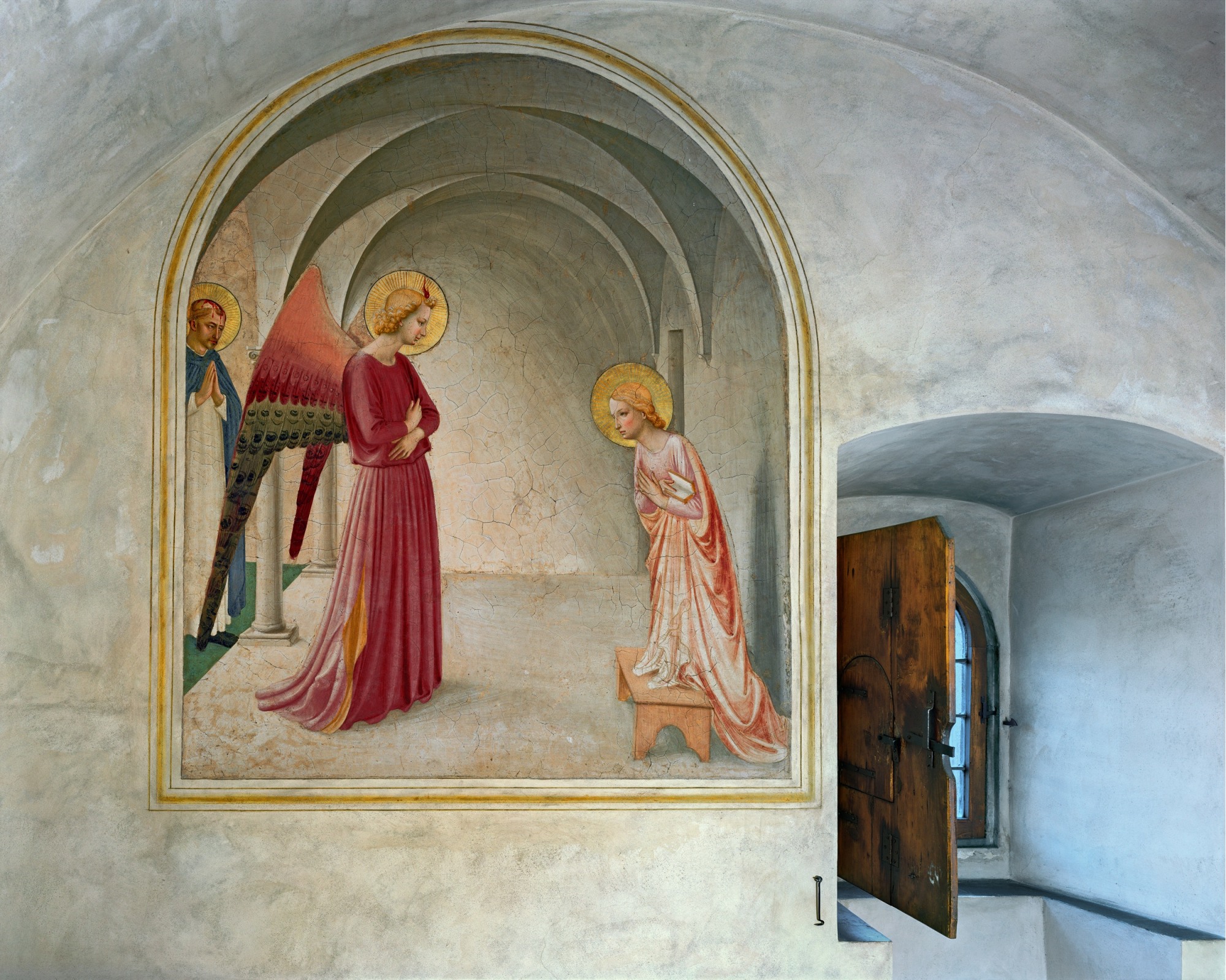 Robert Polidori, Annunciation by Fra Angelico, Cell 3, Museum of San Marco Convent, Florence, Italy, 2010