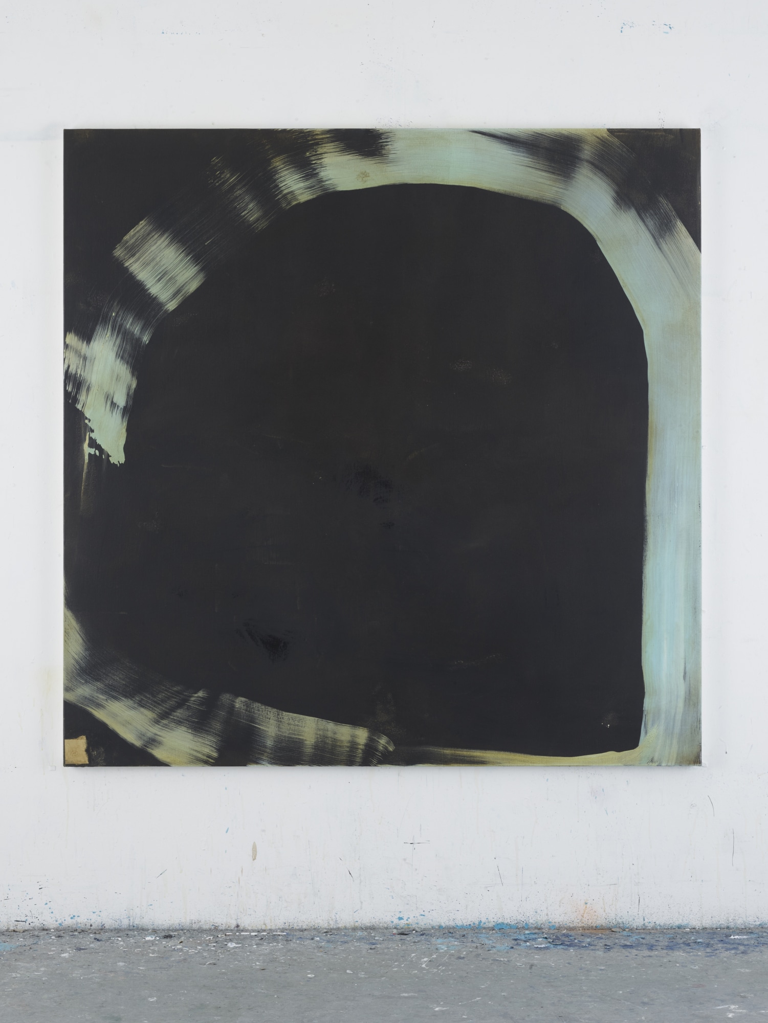 Time Flies mixed media on canvas 150cm x 150cm